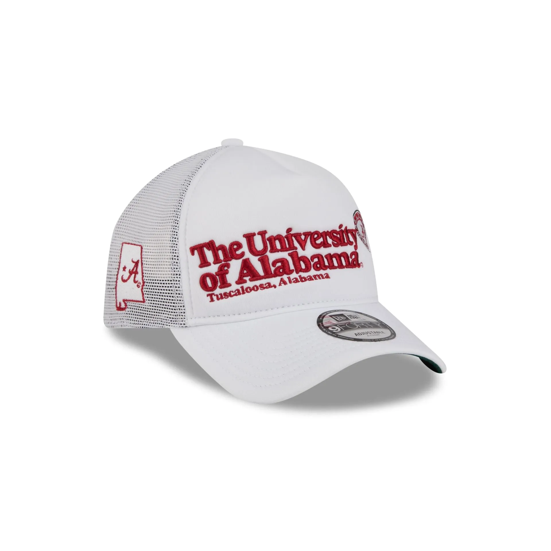 Alabama Crimson Tide Collegiate City, State 9FORTY A-Frame Trucker Hat sold by New Era