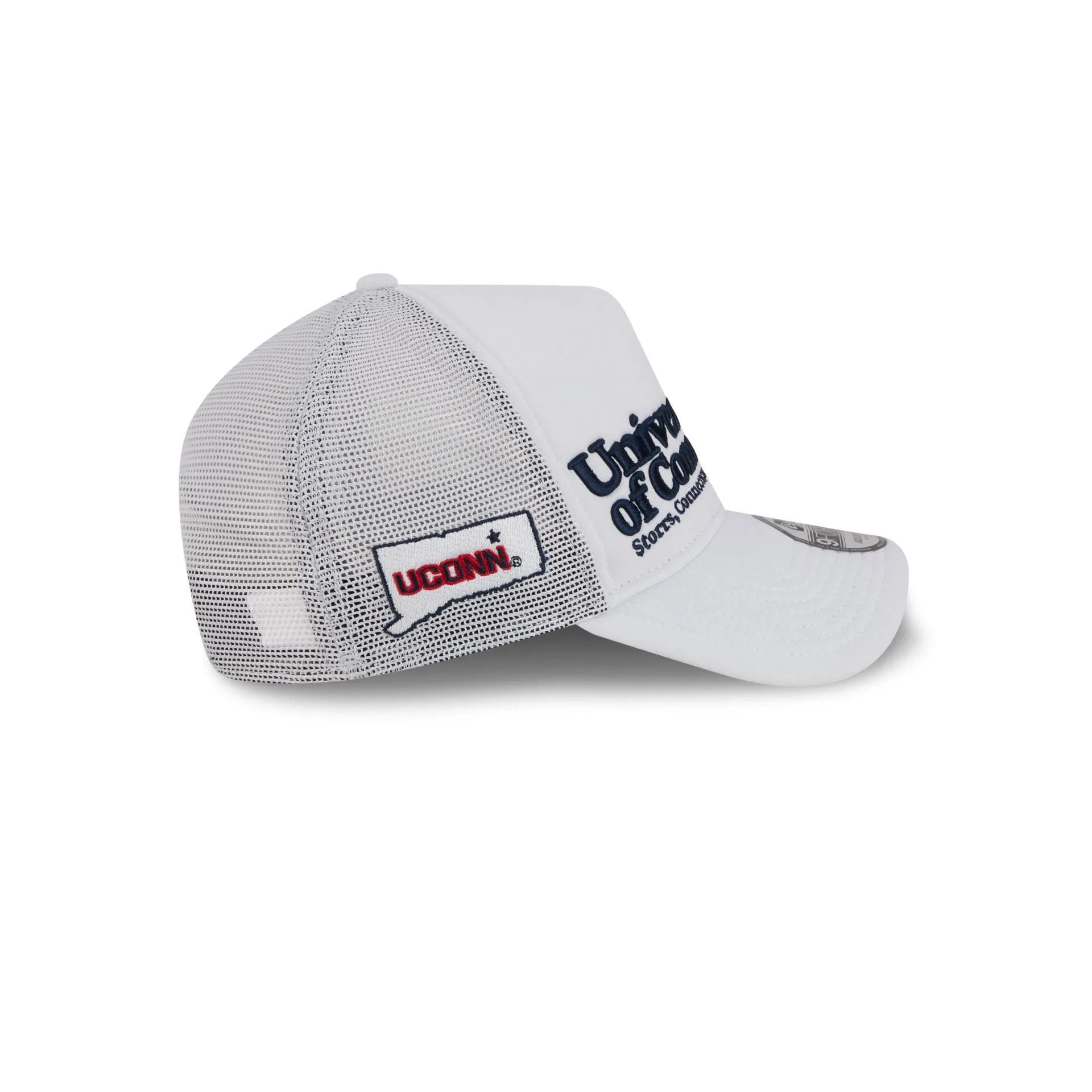 Connecticut Huskies Collegiate City, State 9FORTY A-Frame Trucker Hat sold by New Era product image thumbnail 4