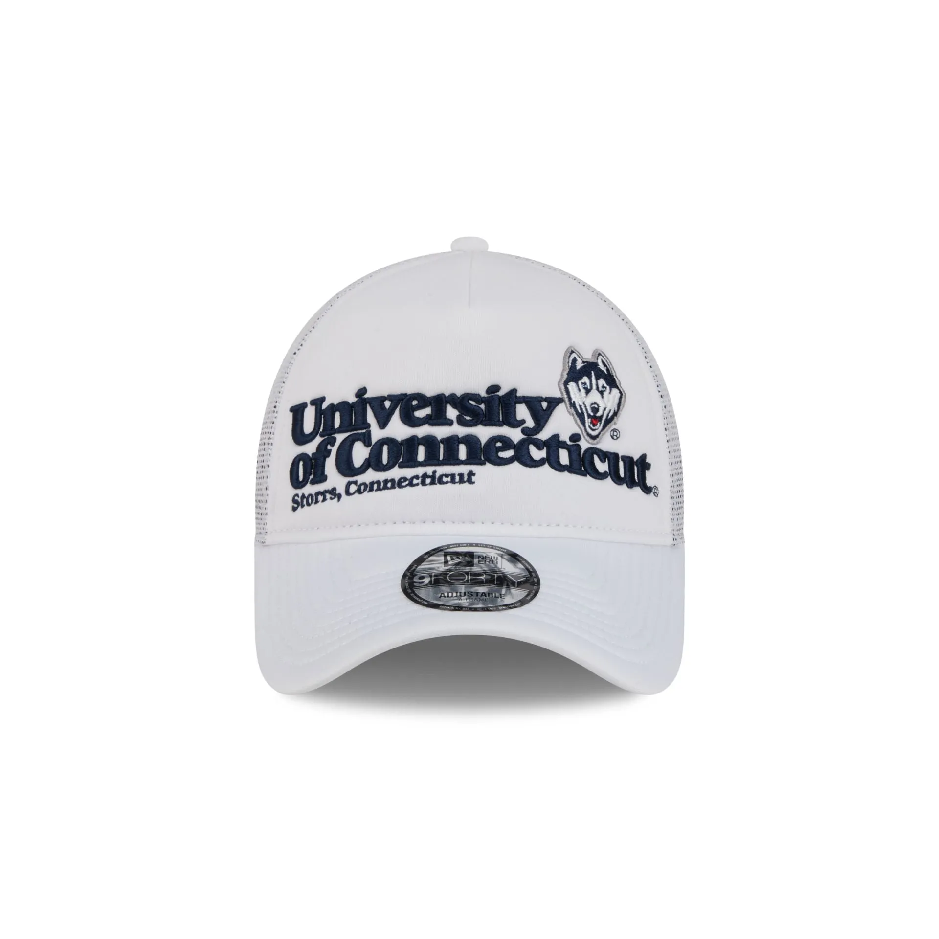 Connecticut Huskies Collegiate City, State 9FORTY A-Frame Trucker Hat sold by New Era product image thumbnail 2