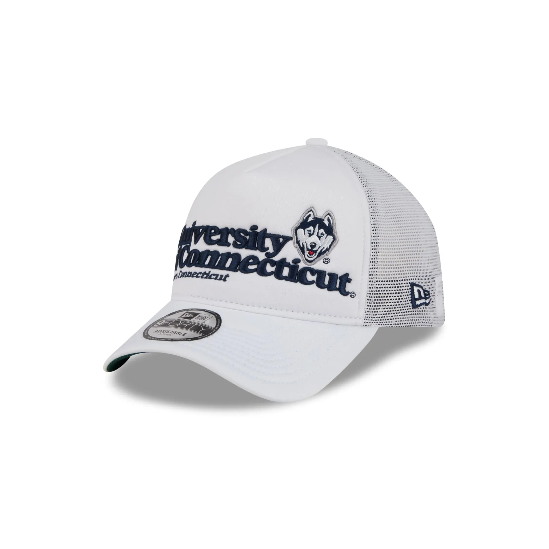 Connecticut Huskies Collegiate City, State 9FORTY A-Frame Trucker Hat sold by New Era product image thumbnail 3