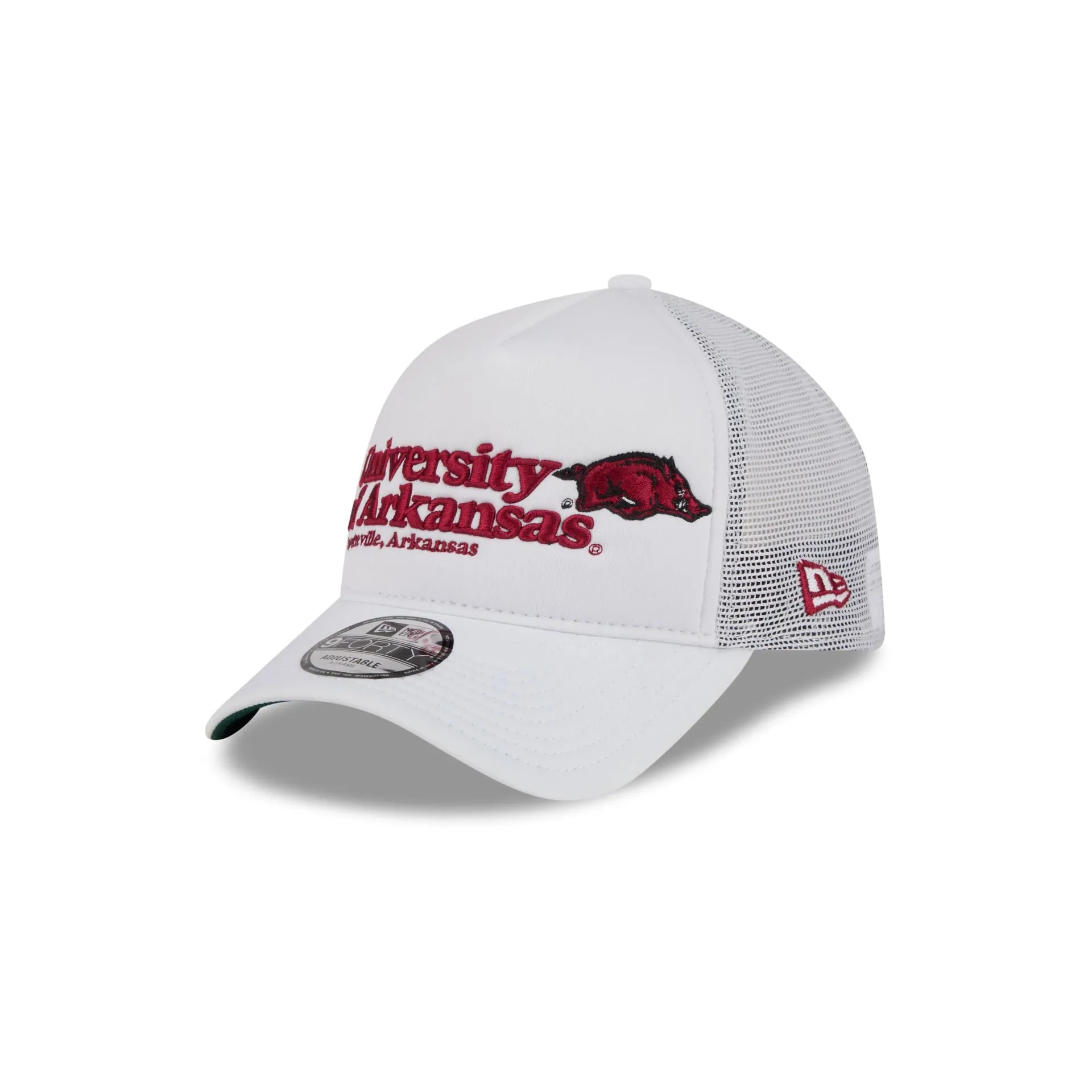 Arkansas Razorbacks Collegiate City, State 9FORTY A-Frame Trucker Hat sold by New Era product image thumbnail 3