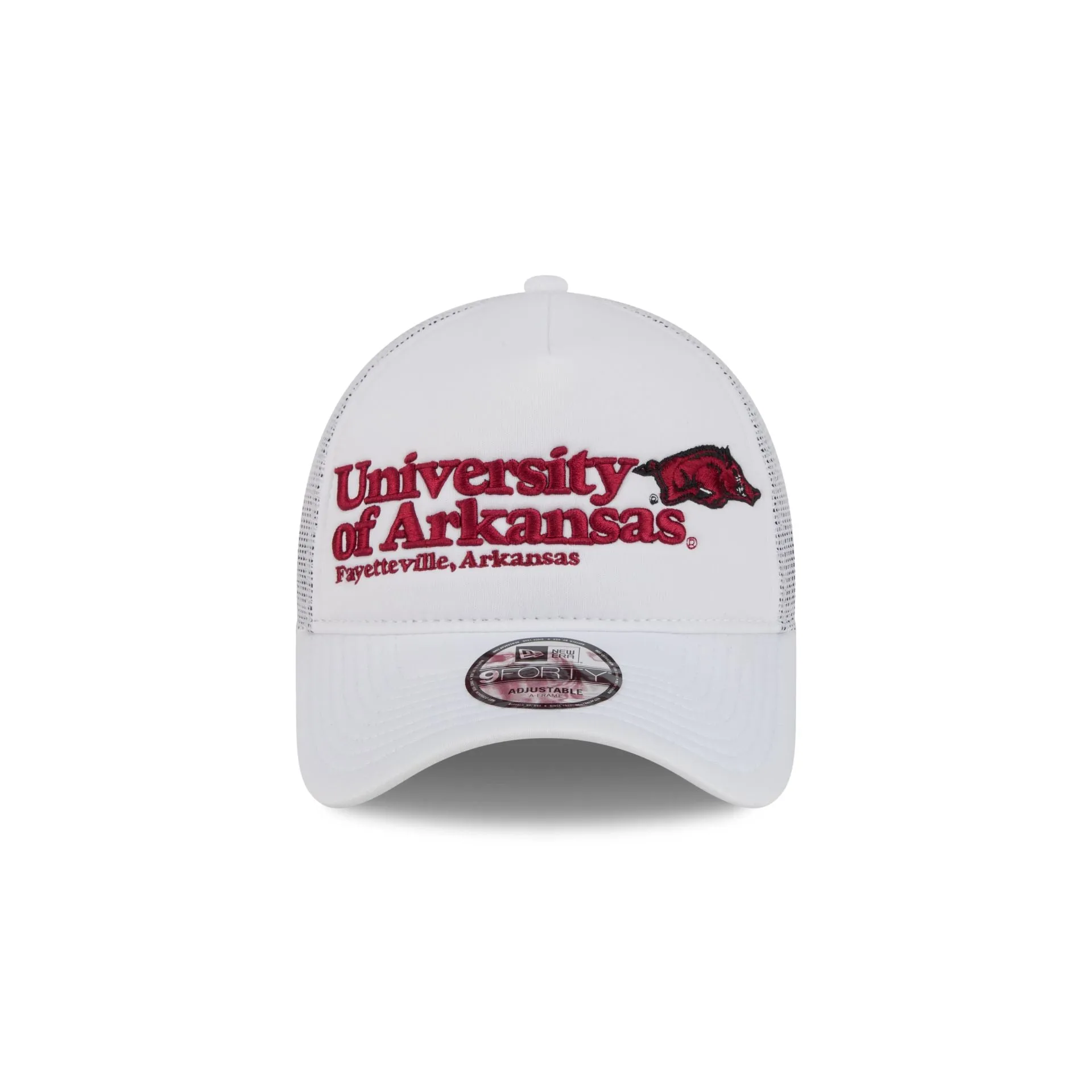 Arkansas Razorbacks Collegiate City, State 9FORTY A-Frame Trucker Hat sold by New Era product image thumbnail 2