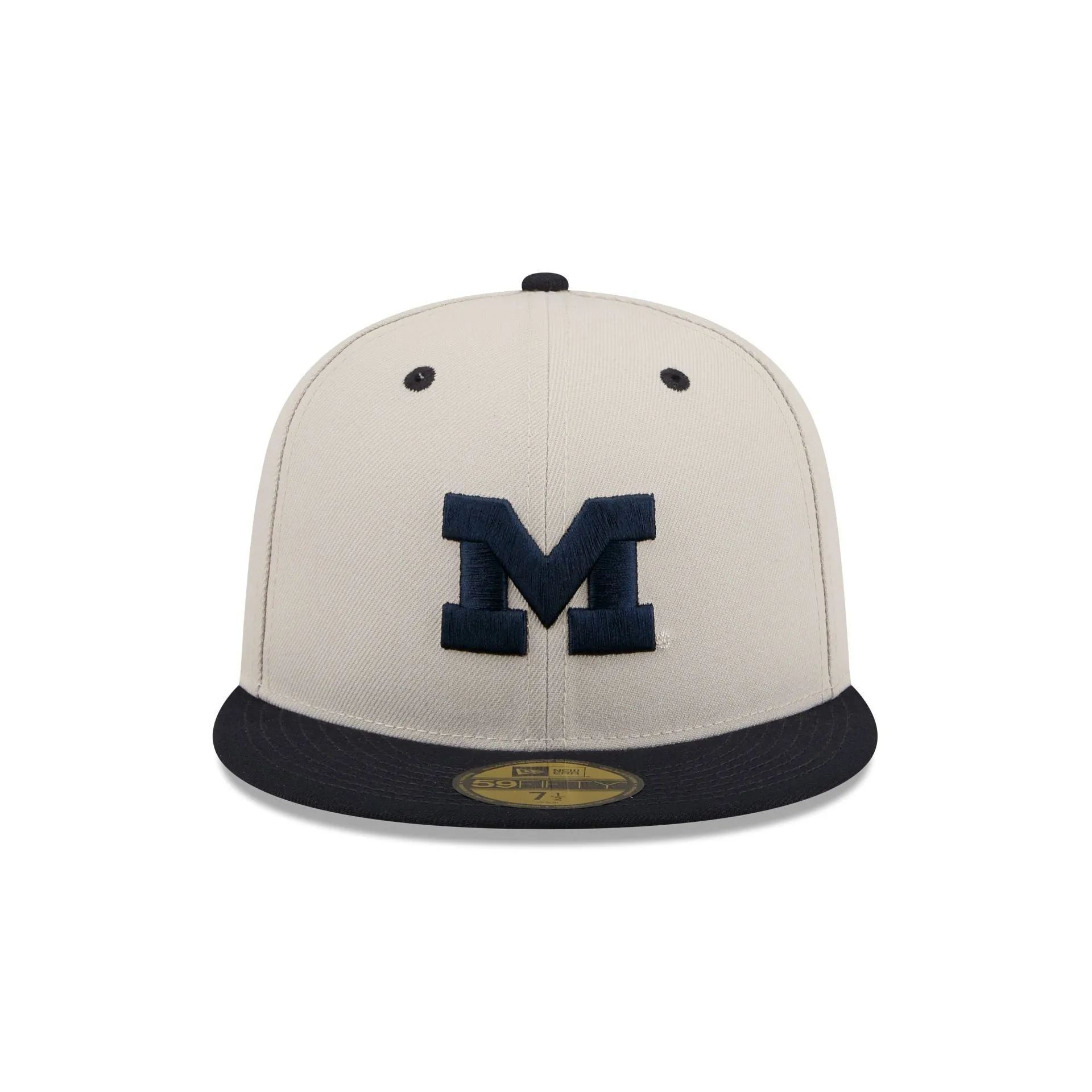 Michigan Wolverines Collegiate Two-Tone Chrome 59FIFTY Fitted Hat sold by New Era product image thumbnail 2