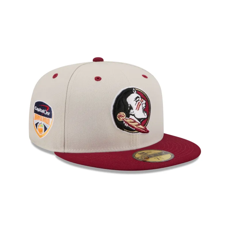 Florida State Seminoles Collegiate Two-Tone Chrome 59FIFTY Fitted Hat made by New Era