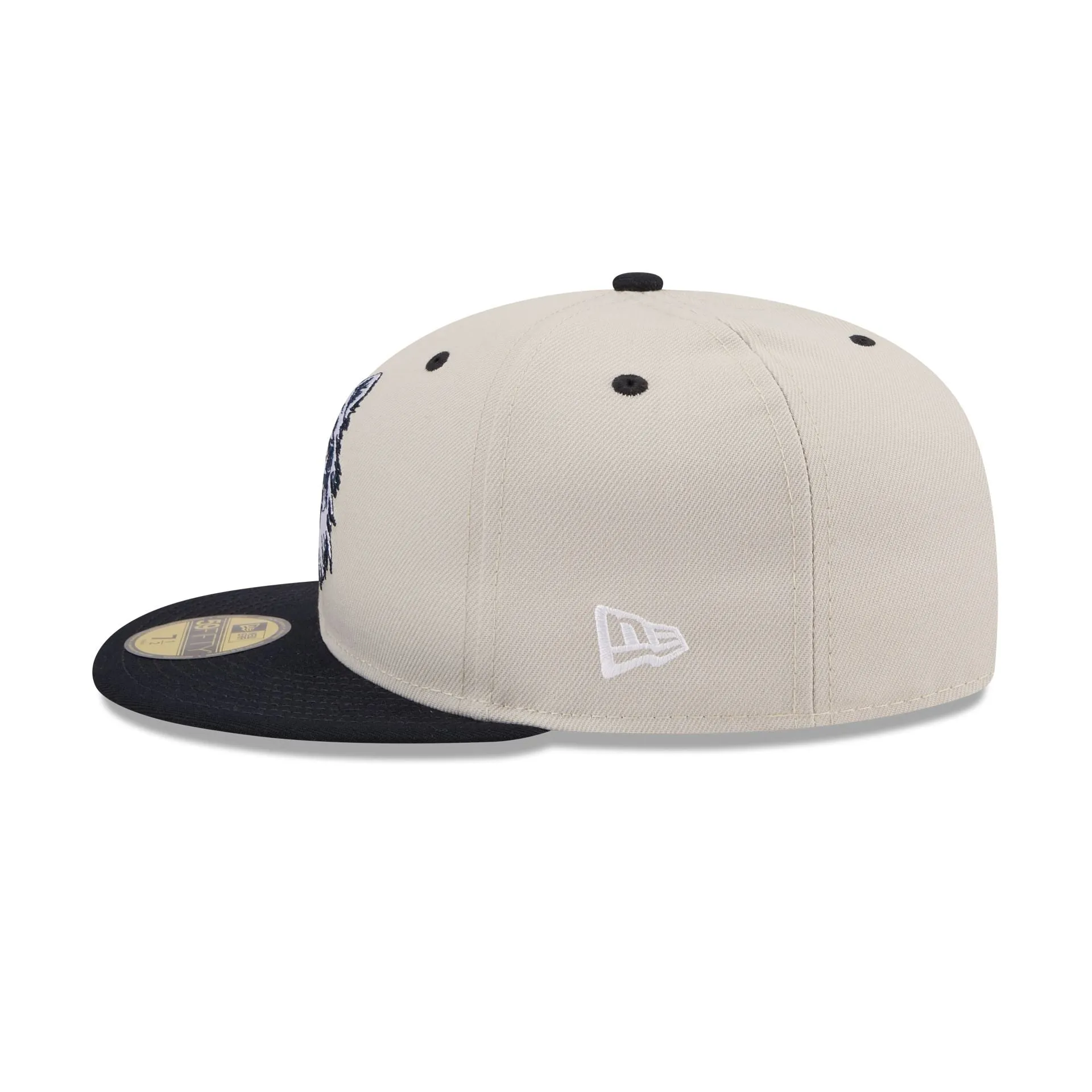 Connecticut Huskies Collegiate Two-Tone Chrome 59FIFTY Fitted Hat sold by New Era product image thumbnail 5