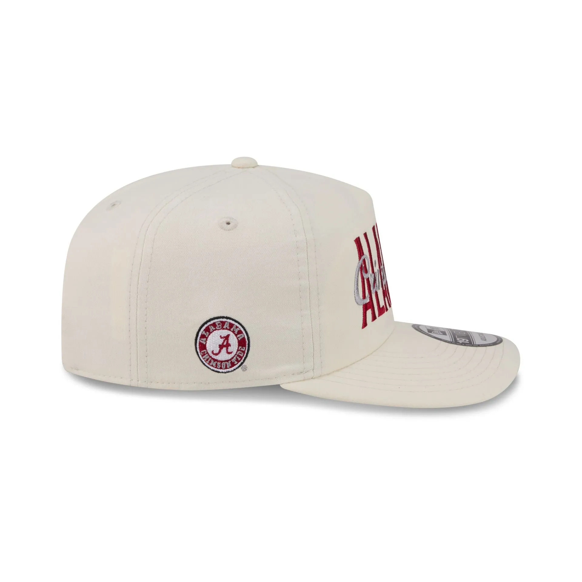 Alabama Crimson Tide Collegiate Script Ivory 19TWENTY Snapback Hat sold by New Era product image thumbnail 4