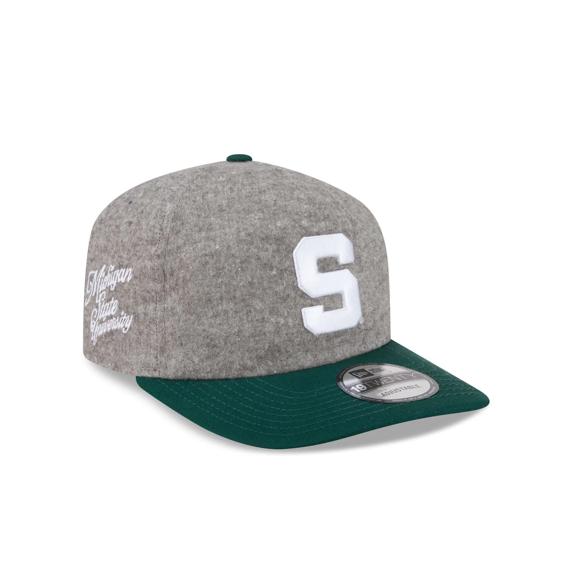 Michigan State Spartans Collegiate Two-Tone Chambray 19TWENTY Snapback Hat sold by New Era