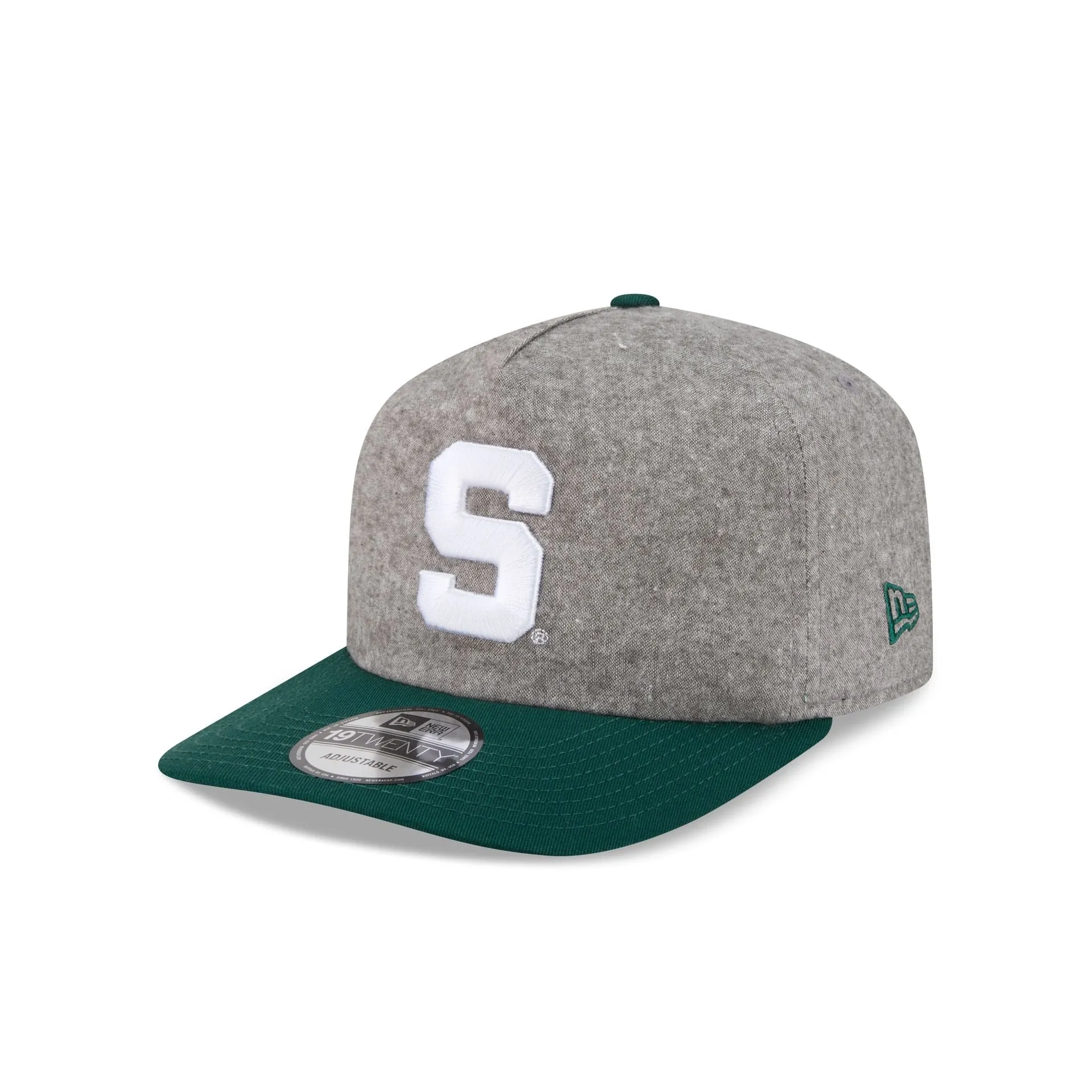 Michigan State Spartans Collegiate Two-Tone Chambray 19TWENTY Snapback Hat sold by New Era product image thumbnail 3