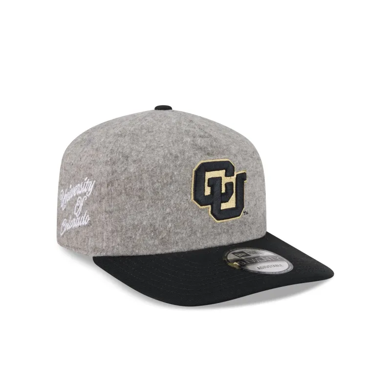Colorado Buffaloes Collegiate Two-Tone Chambray 19TWENTY Snapback Hat made by New Era
