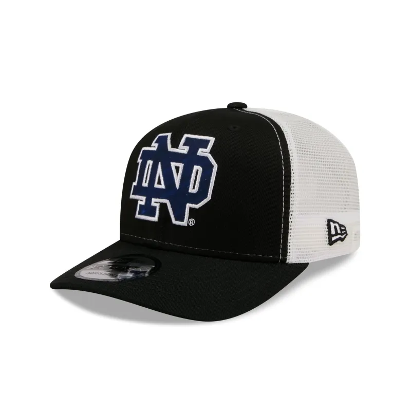 Notre Dame Fighting Irish Collegiate Black 9SEVENTY Trucker Hat made by New Era