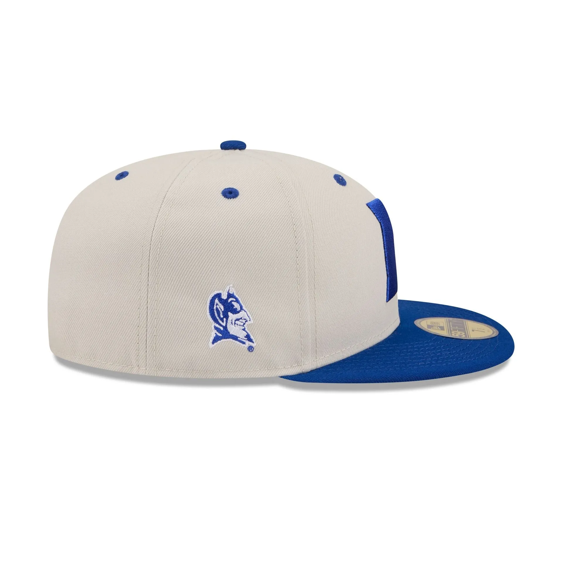 Duke Blue Devils Collegiate Two-Tone Chrome 59FIFTY Fitted Hat sold by New Era product image thumbnail 4
