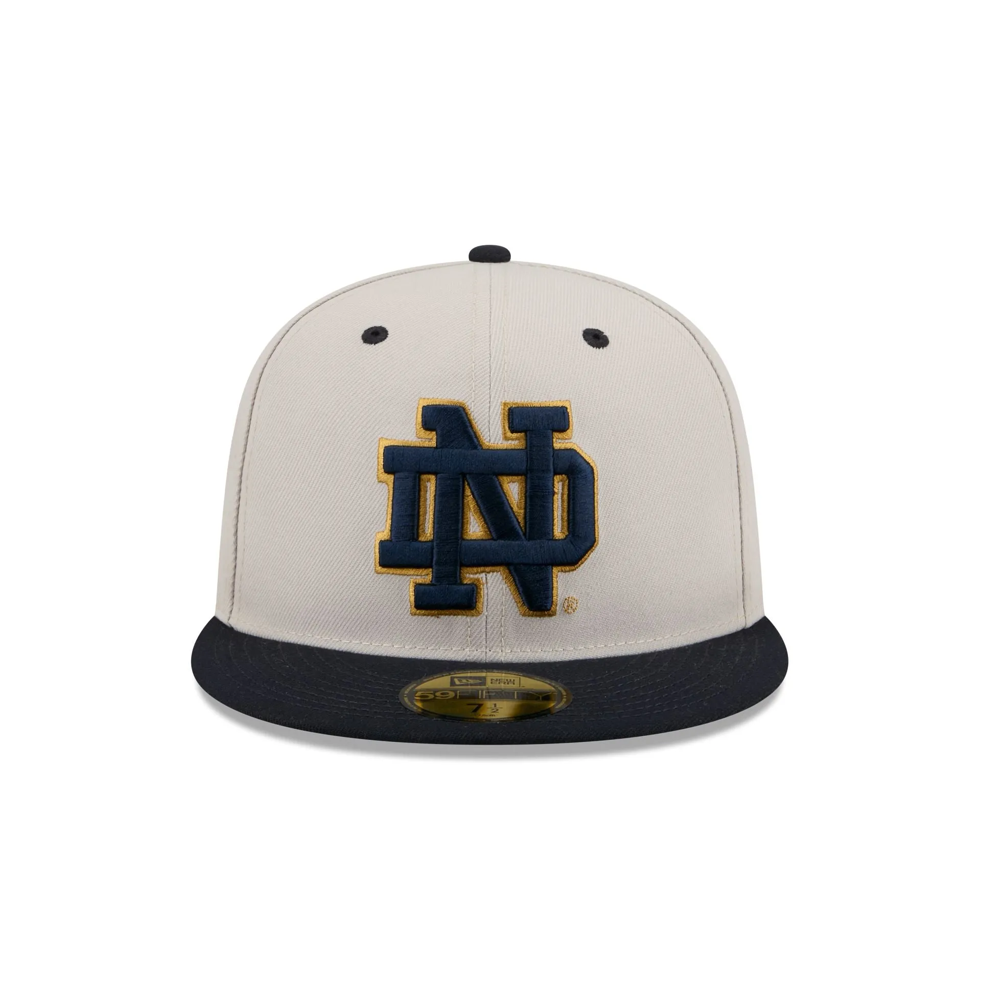 Notre Dame Fighting Irish Collegiate Two-Tone Chrome 59FIFTY Fitted Hat sold by New Era product image thumbnail 2
