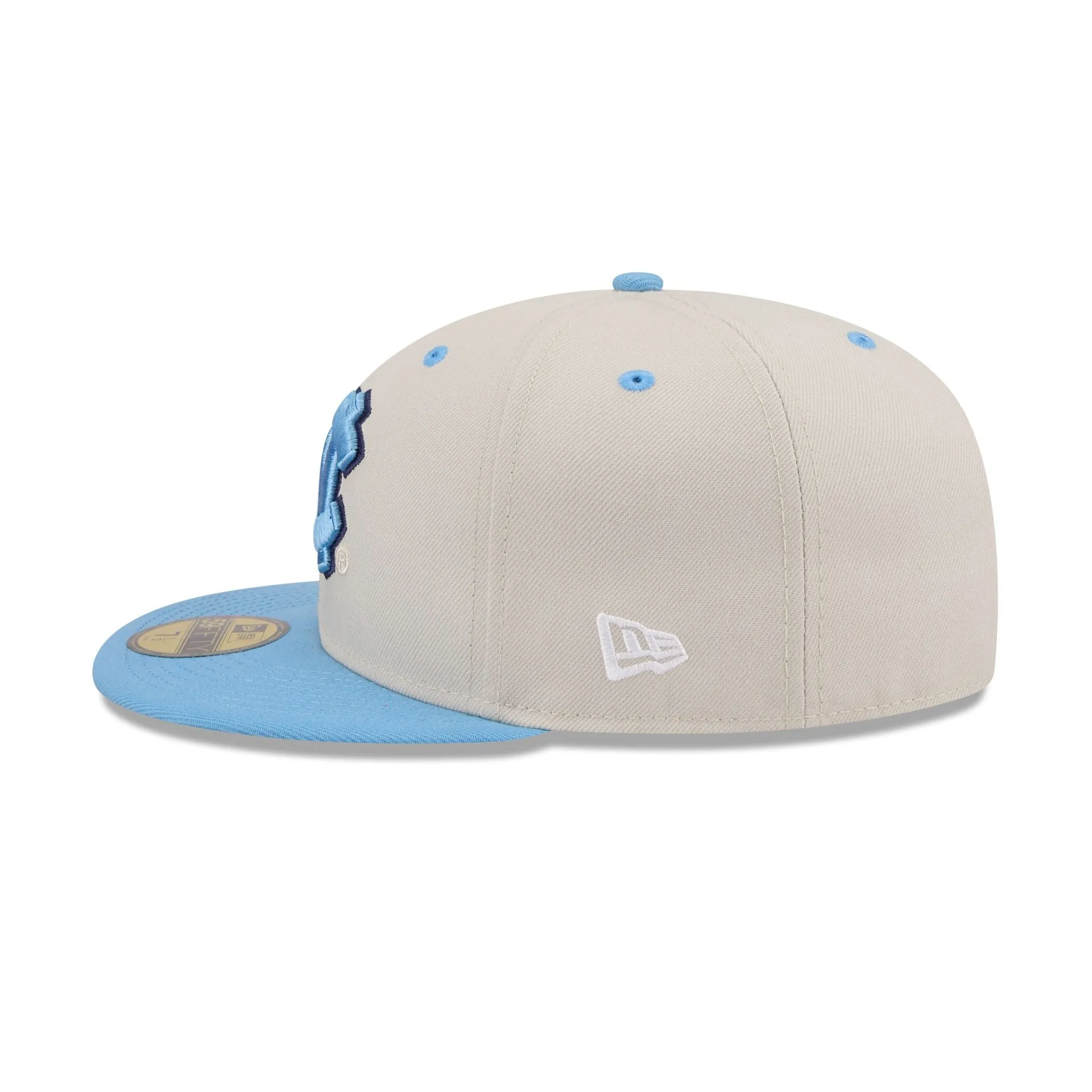 North Carolina Tar Heels Collegiate Two-Tone Chrome 59FIFTY Fitted Hat sold by New Era product image thumbnail 5