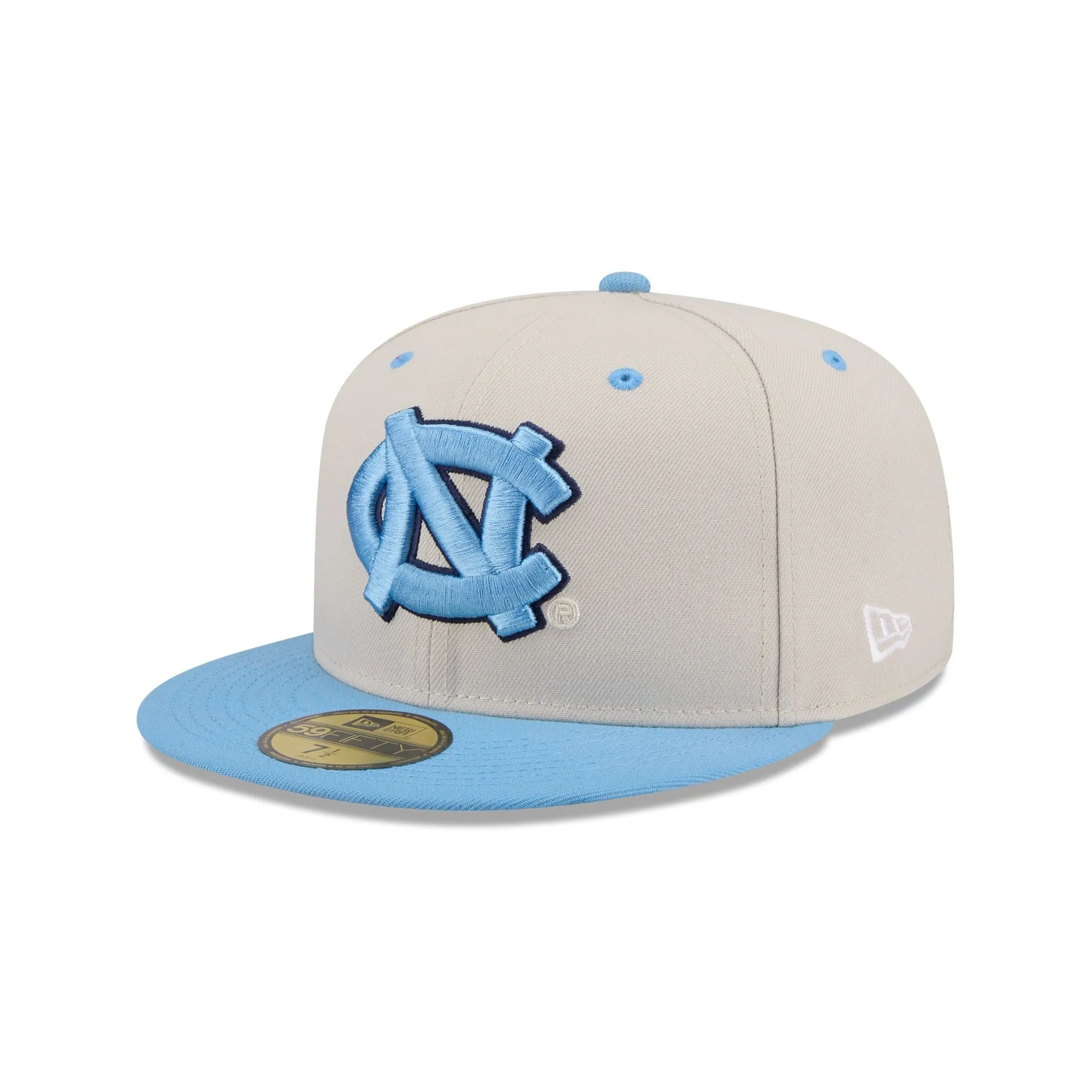North Carolina Tar Heels Collegiate Two-Tone Chrome 59FIFTY Fitted Hat sold by New Era product image thumbnail 3