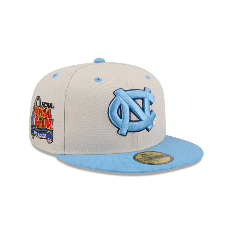 North Carolina Tar Heels Collegiate Two-Tone Chrome 59FIFTY Fitted Hat sold by New Era