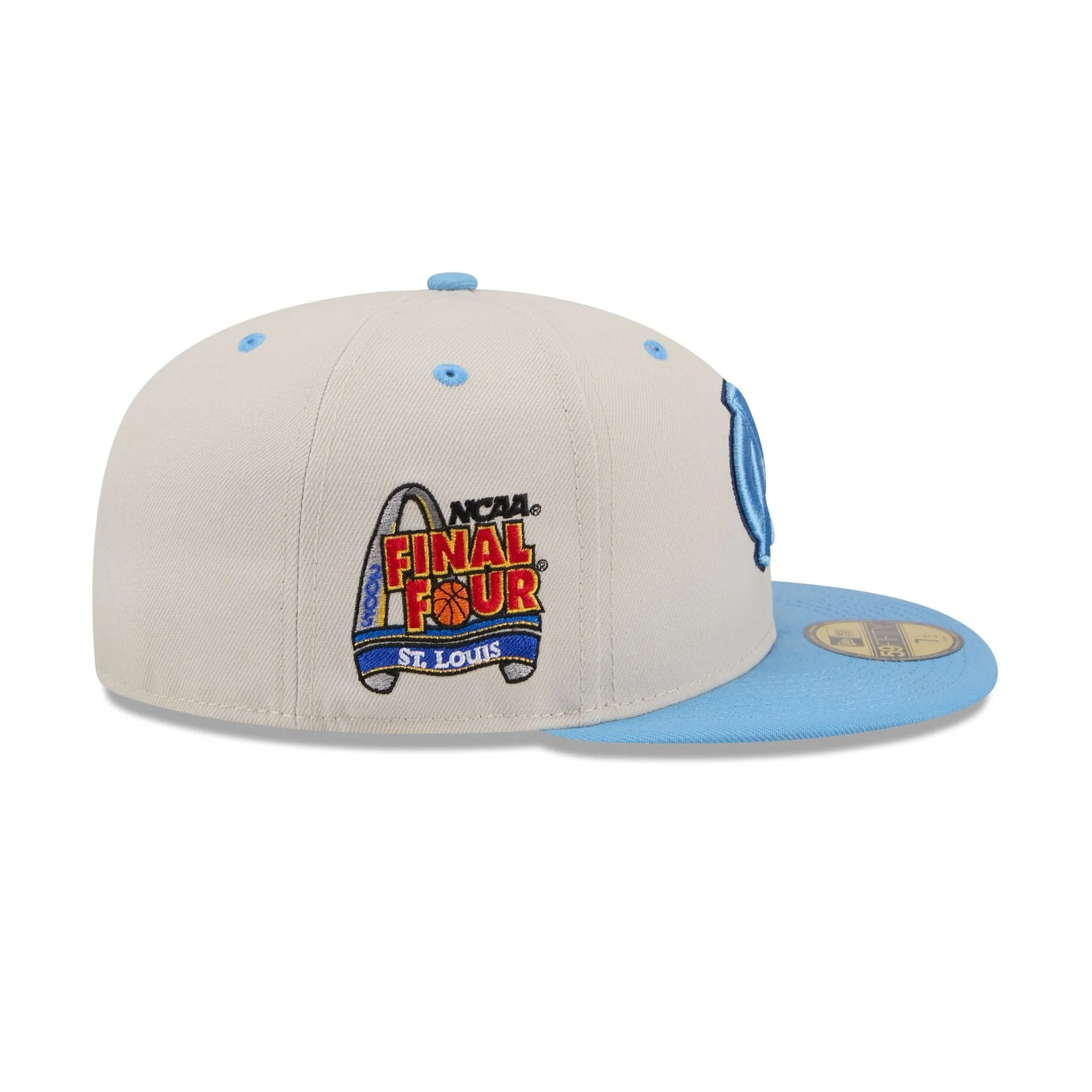 North Carolina Tar Heels Collegiate Two-Tone Chrome 59FIFTY Fitted Hat sold by New Era product image thumbnail 4