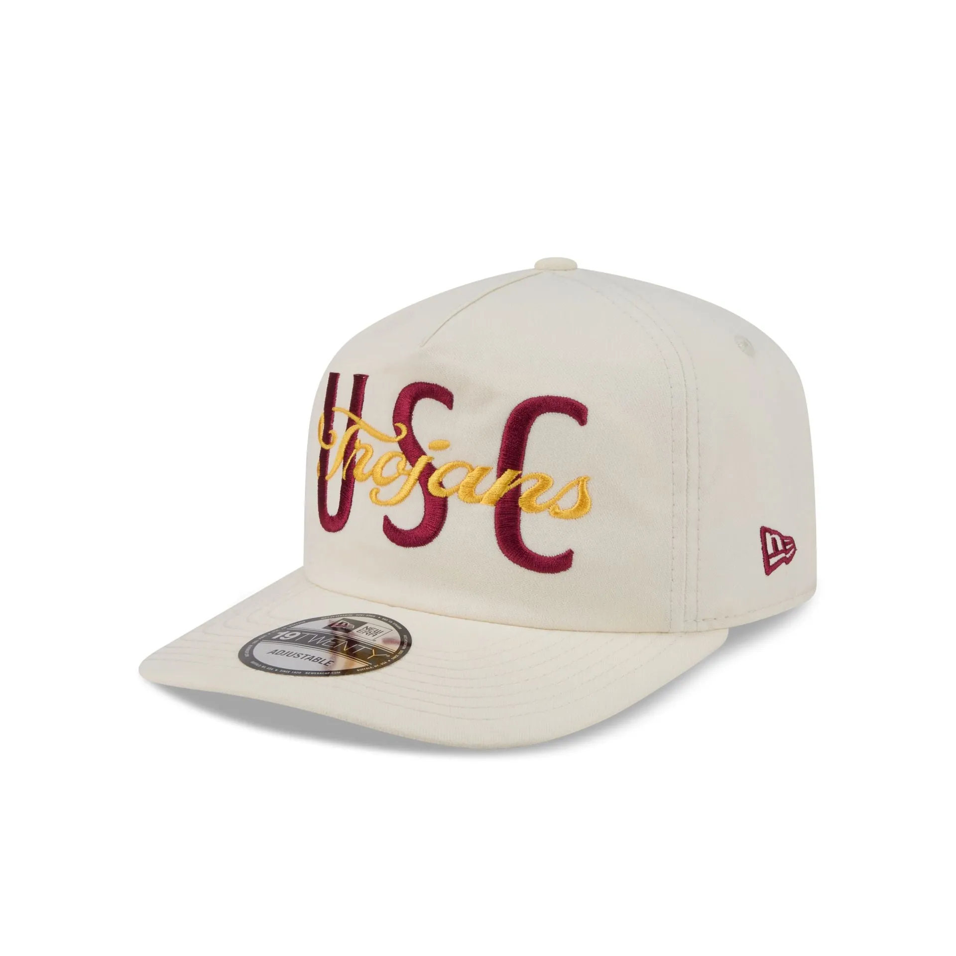 USC Trojans Collegiate Script Ivory 19TWENTY Snapback Hat sold by New Era product image thumbnail 3