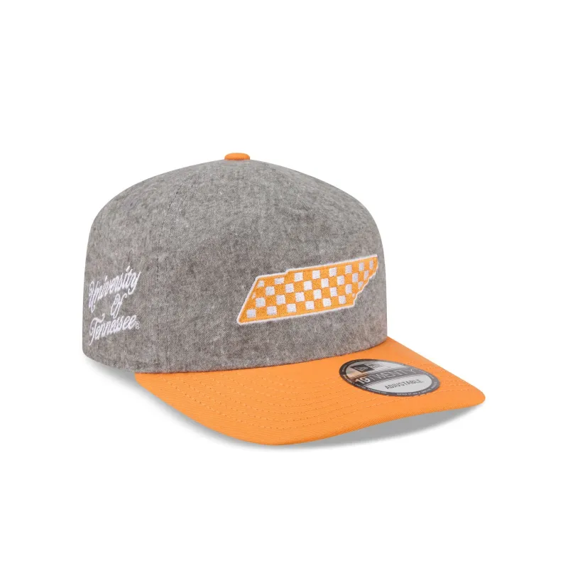 Tennessee Volunteers Collegiate Two-Tone Chambray 19TWENTY Snapback Hat made by New Era