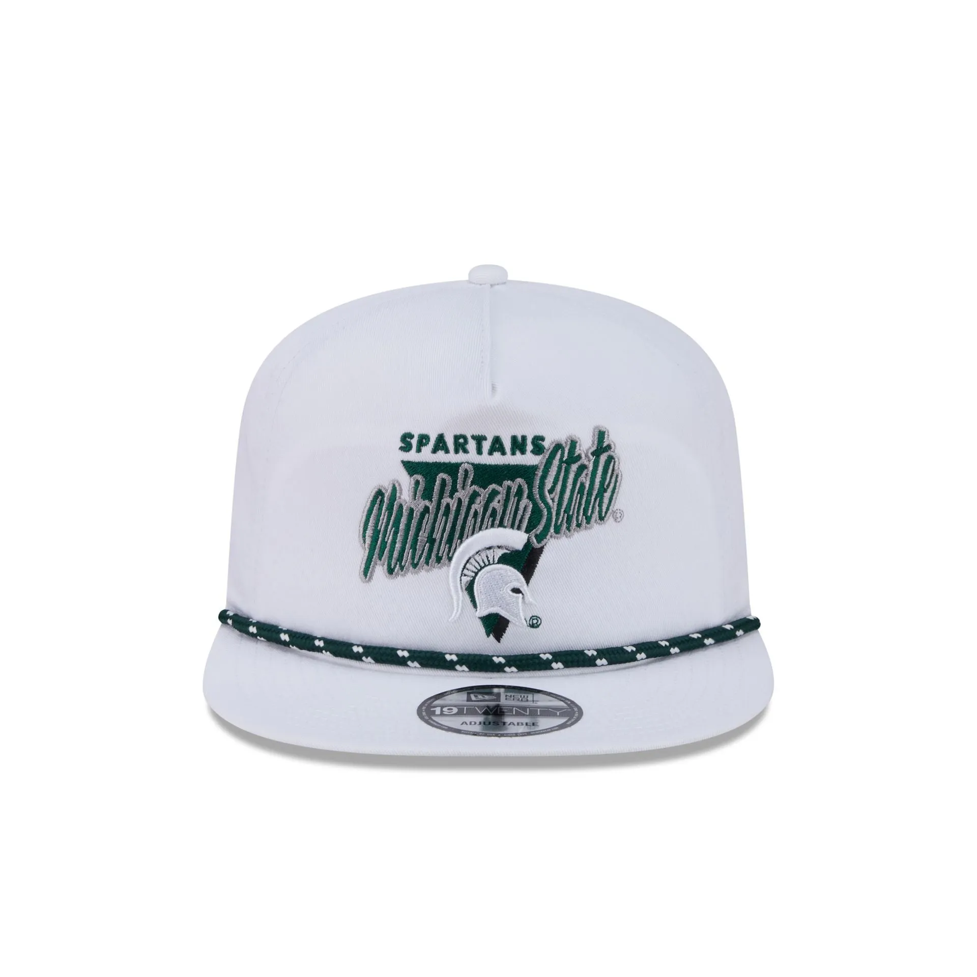 Michigan State Spartans Collegiate White 19TWENTY Snapback Hat sold by New Era product image thumbnail 2