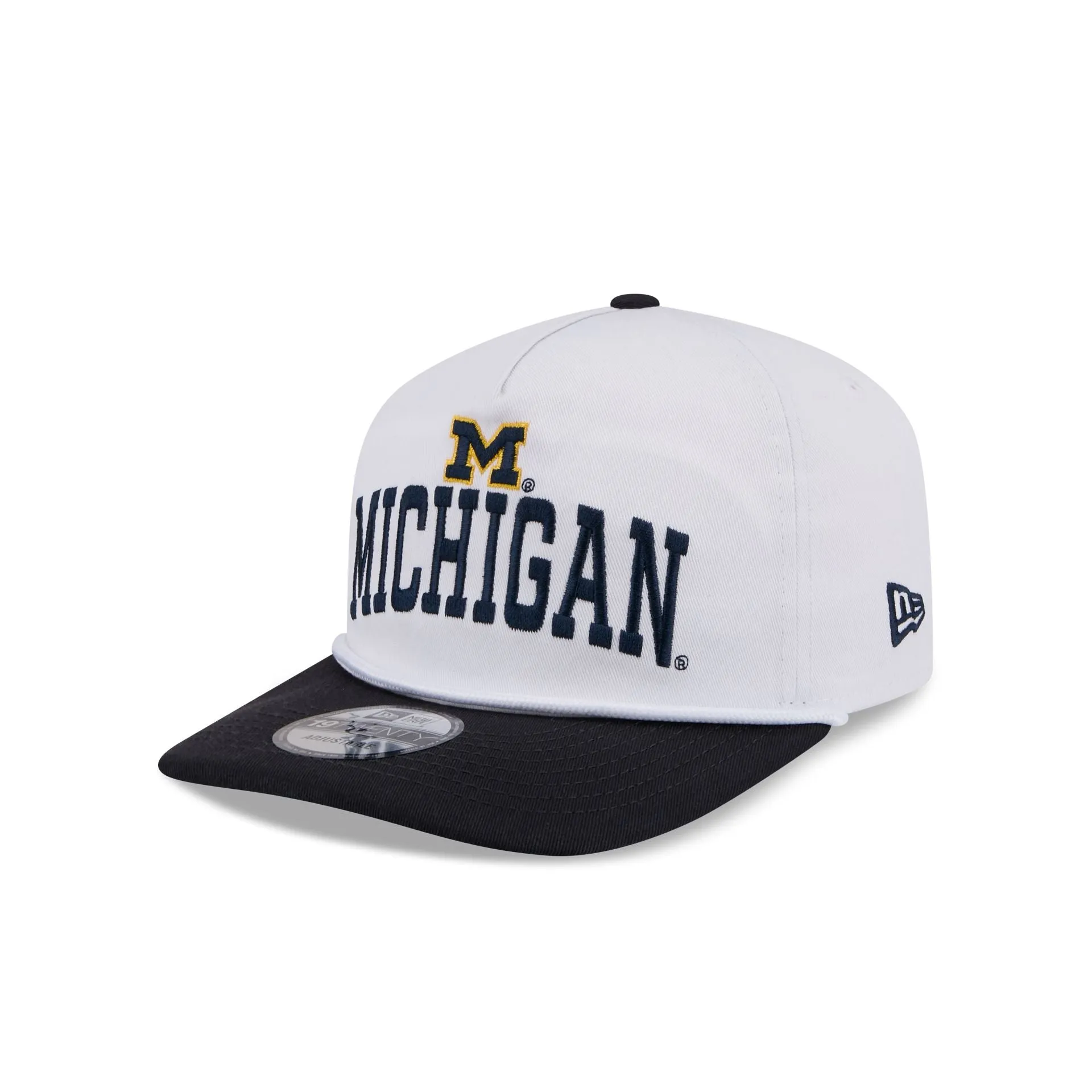 Michigan Wolverines Collegiate Wordmark 19TWENTY Snapback Hat sold by New Era product image thumbnail 3