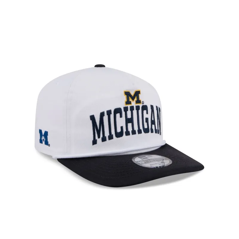Michigan Wolverines Collegiate Wordmark 19TWENTY Snapback Hat sold by New Era