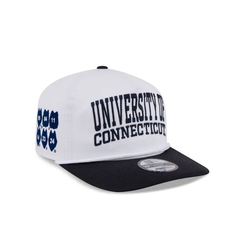 Connecticut Huskies Collegiate Wordmark 19TWENTY Snapback Hat sold by New Era