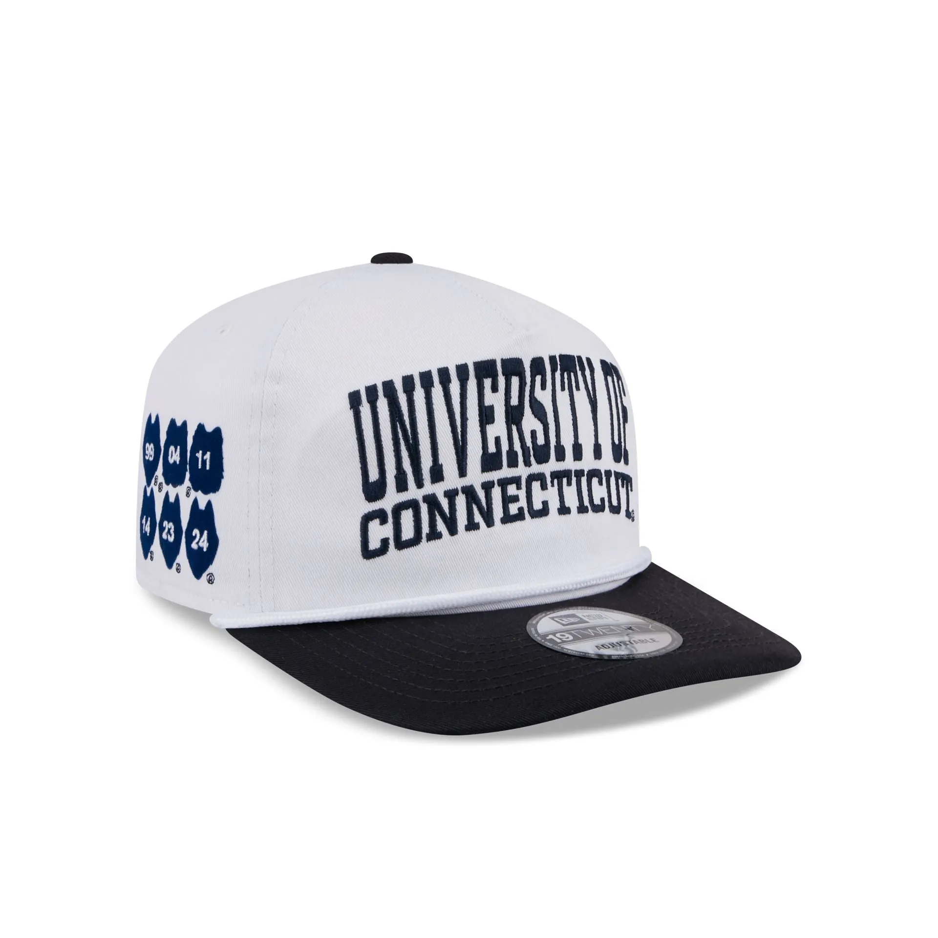 Connecticut Huskies Collegiate Wordmark 19TWENTY Snapback Hat sold by New Era