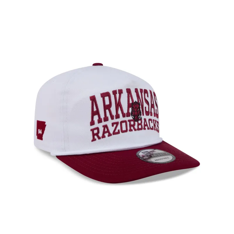 Arkansas Razorbacks Collegiate Wordmark 19TWENTY Snapback Hat made by New Era
