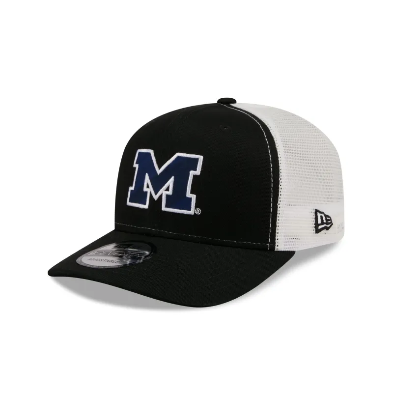 Michigan Wolverines Collegiate Black 9SEVENTY Trucker Hat sold by New Era
