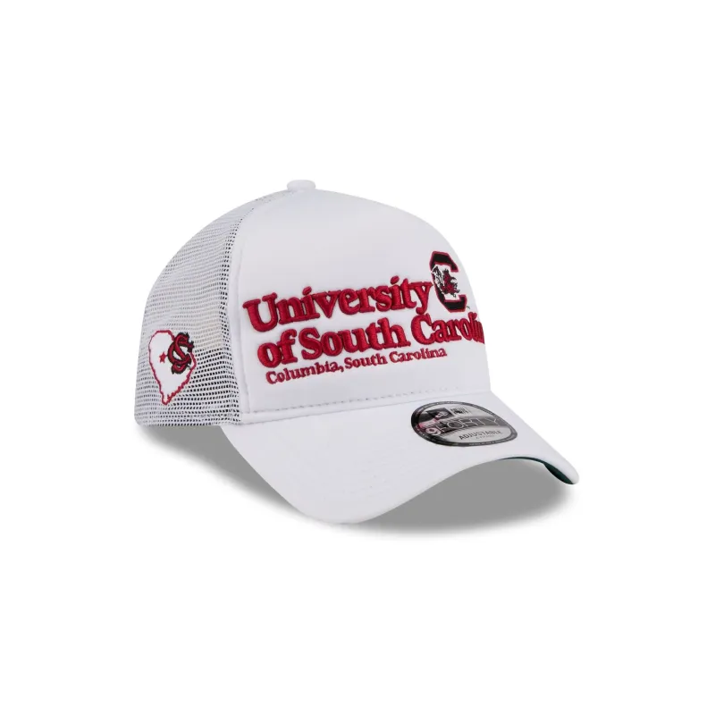 South Carolina Gamecocks Collegiate City, State 9FORTY A-Frame Trucker Hat made by New Era