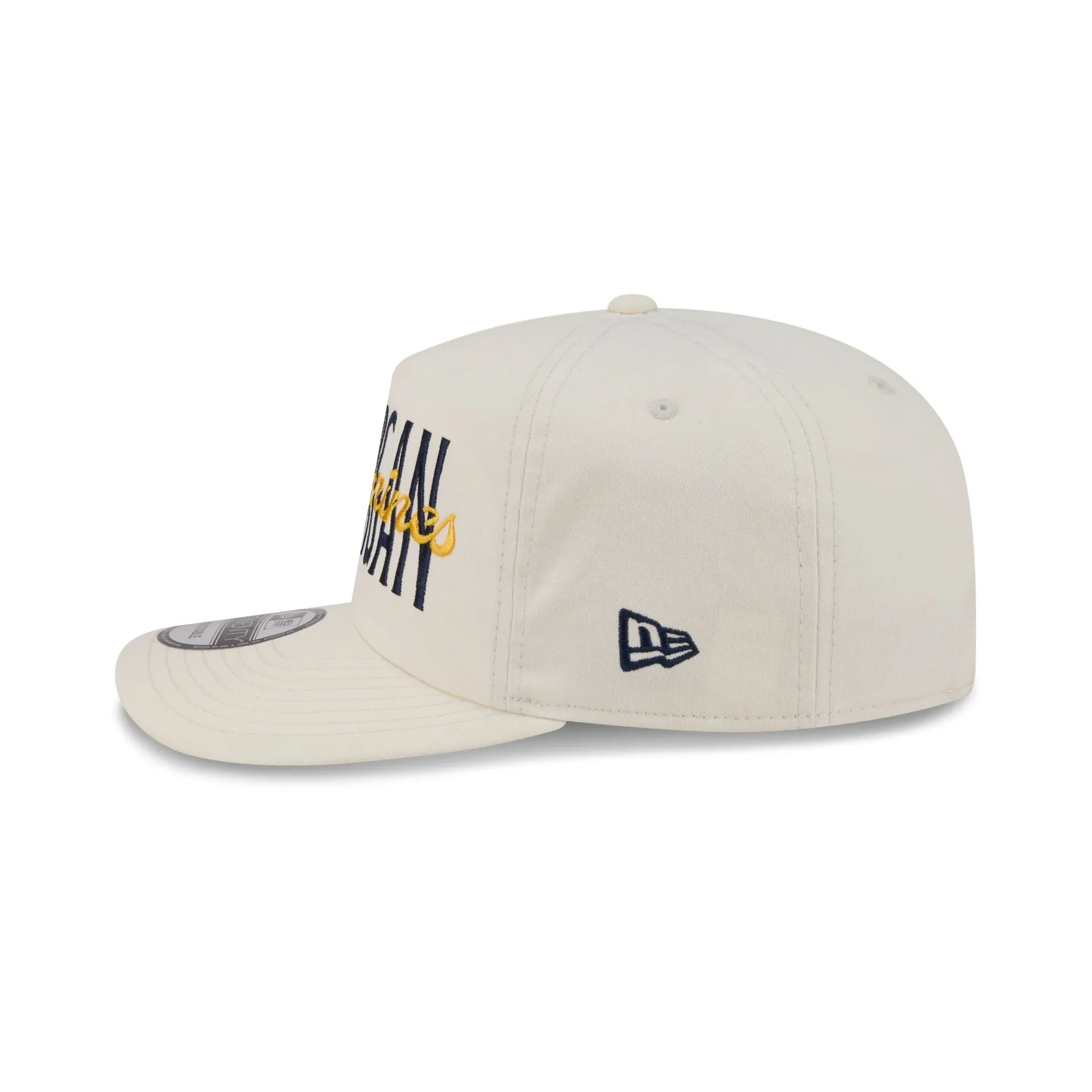 Michigan Wolverines Collegiate Script Ivory 19TWENTY Snapback Hat sold by New Era product image thumbnail 5