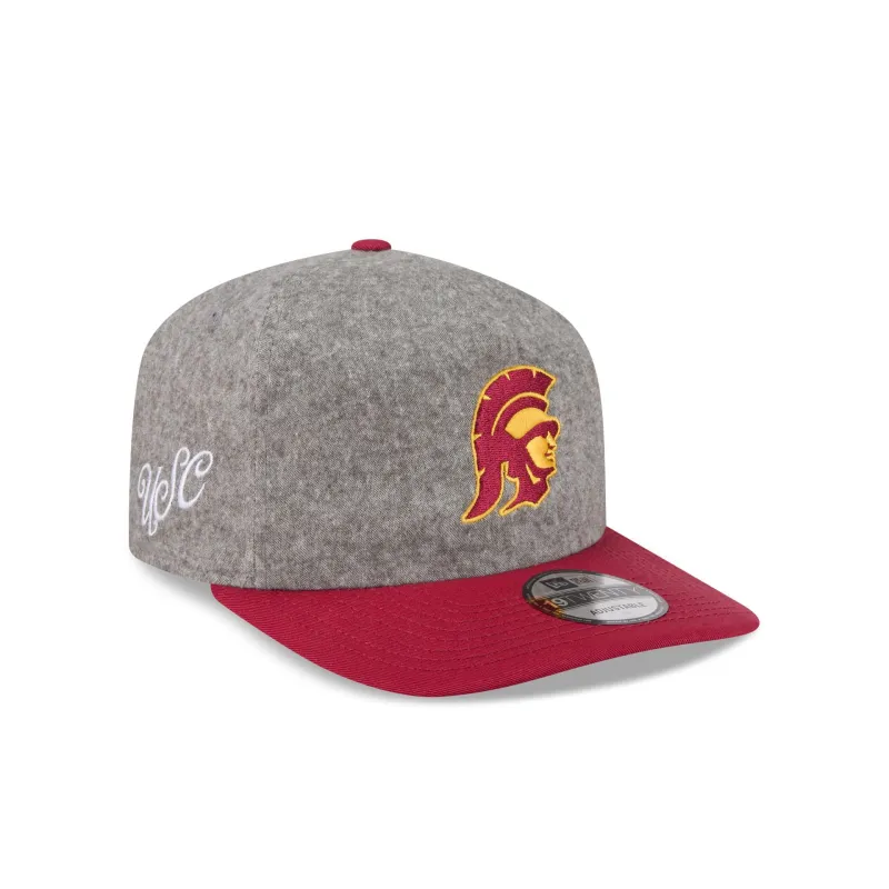 USC Trojans Collegiate Two-Tone Chambray 19TWENTY Snapback Hat made by New Era
