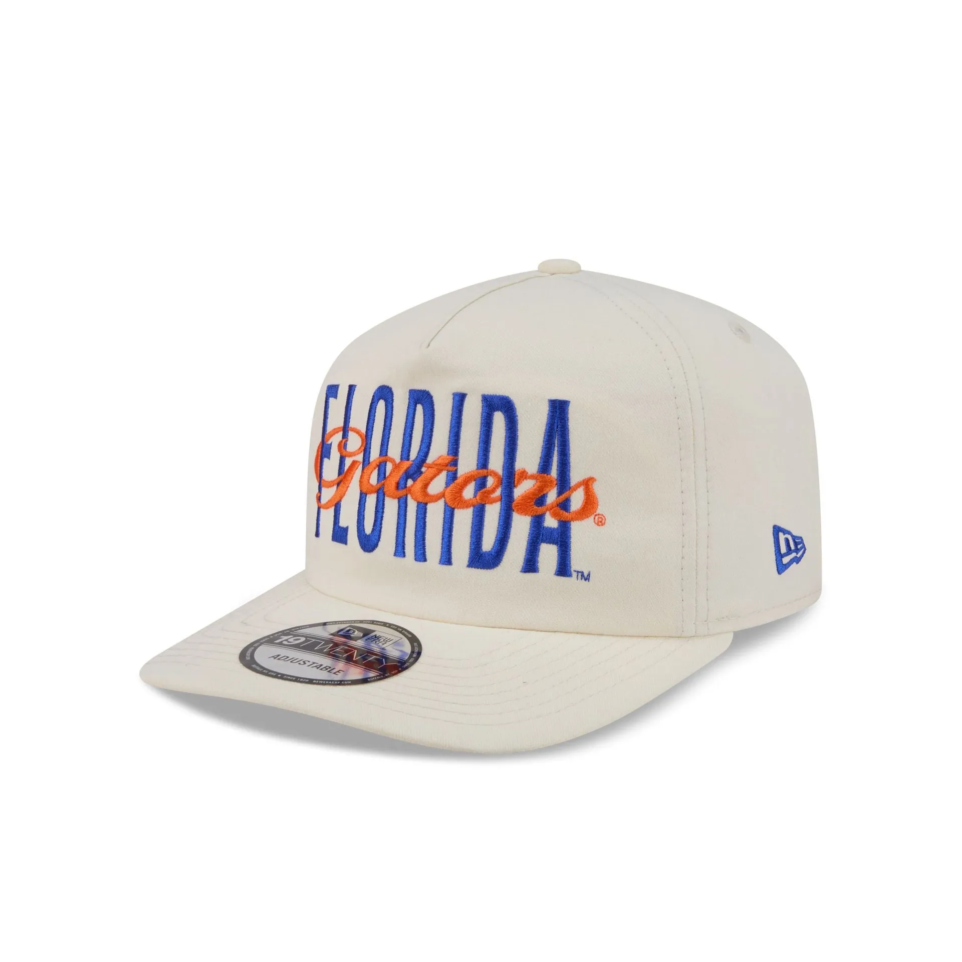 Florida Gators Collegiate Script Ivory 19TWENTY Snapback Hat sold by New Era product image thumbnail 3