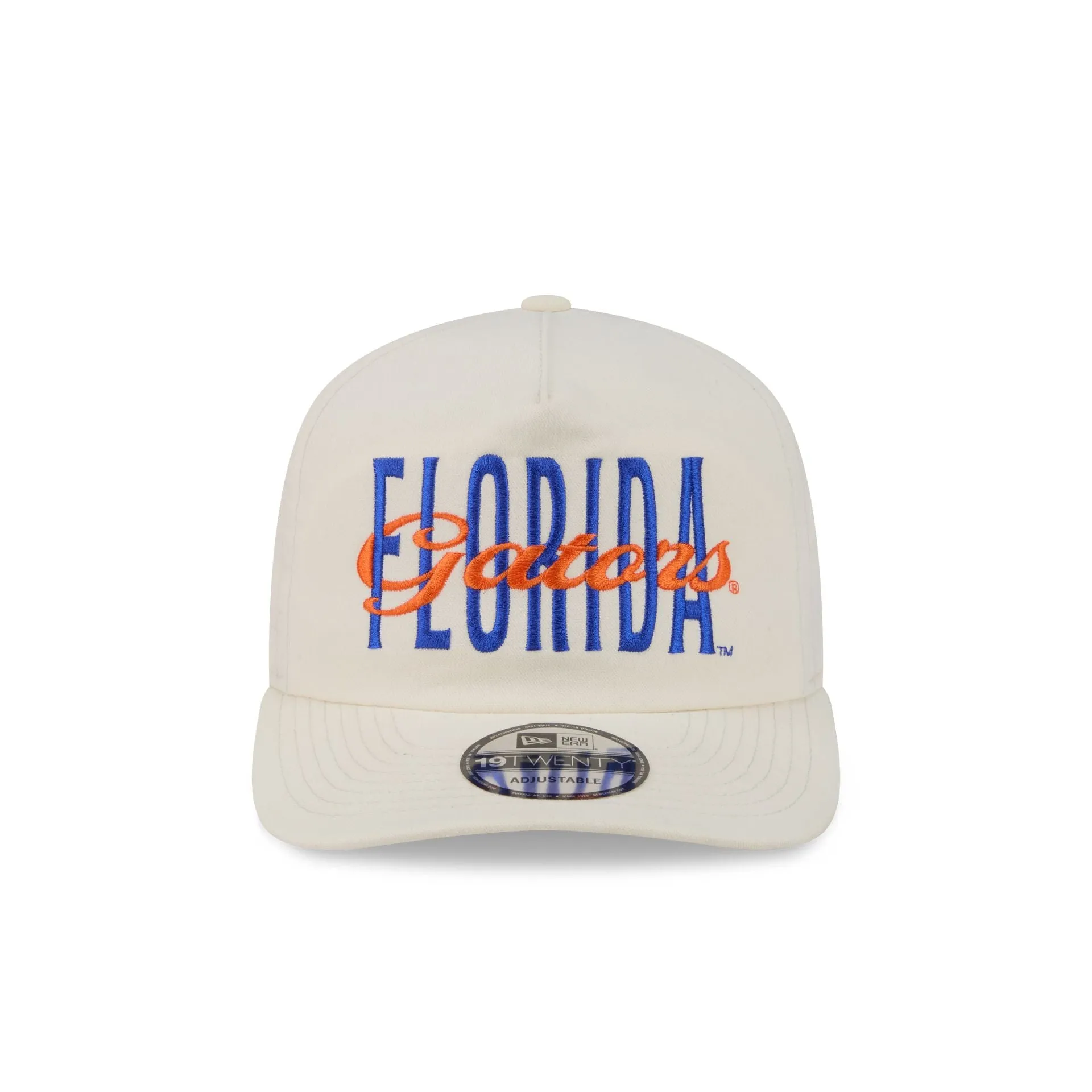 Florida Gators Collegiate Script Ivory 19TWENTY Snapback Hat sold by New Era product image thumbnail 2