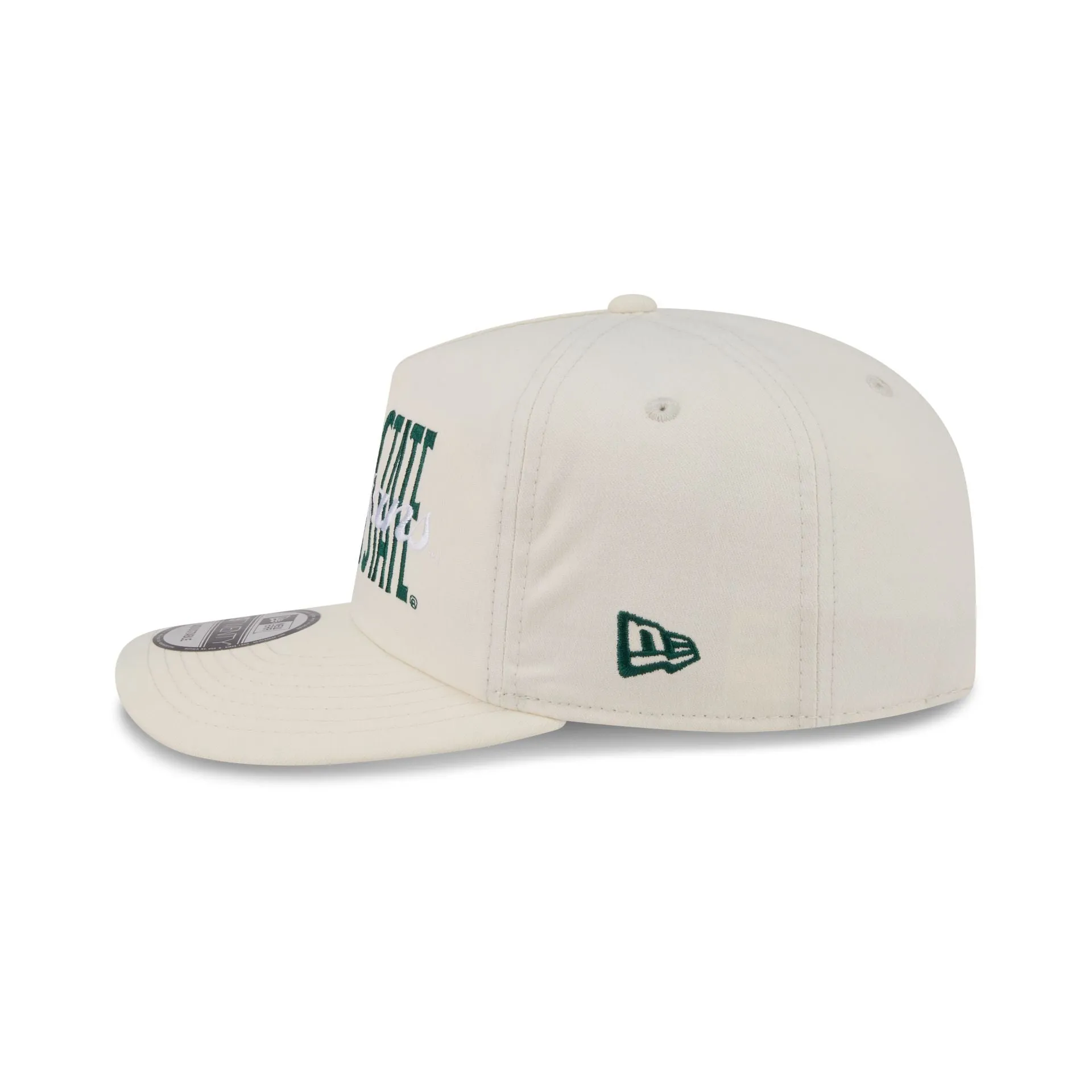 Michigan State Spartans Collegiate Script Ivory 19TWENTY Snapback Hat sold by New Era product image thumbnail 5