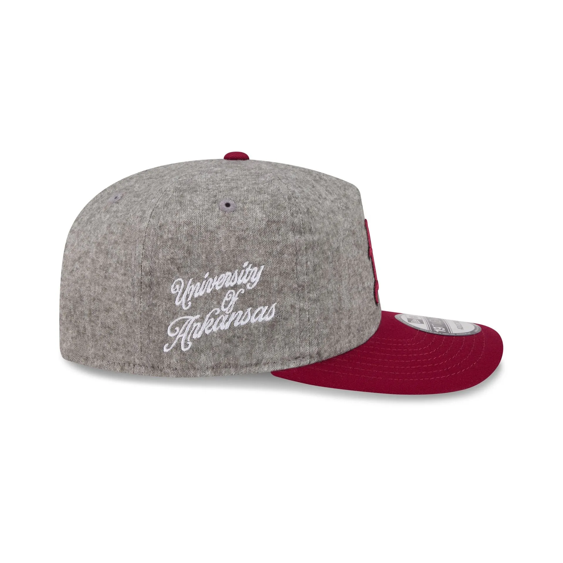 Arkansas Razorbacks Collegiate Two-Tone Chambray 19TWENTY Snapback Hat sold by New Era product image thumbnail 4