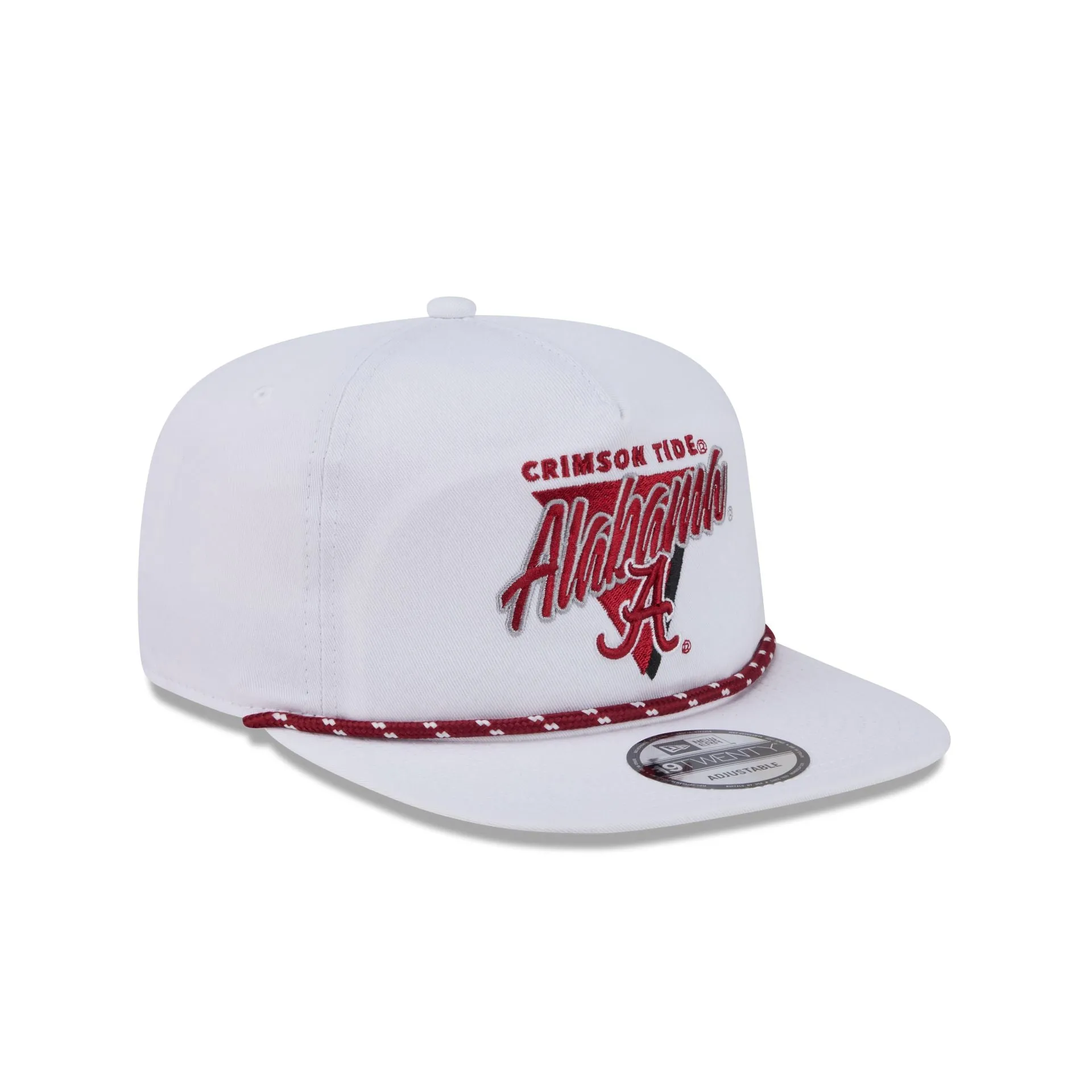 Alabama Crimson Tide Collegiate White 19TWENTY Snapback Hat sold by New Era product image thumbnail 3
