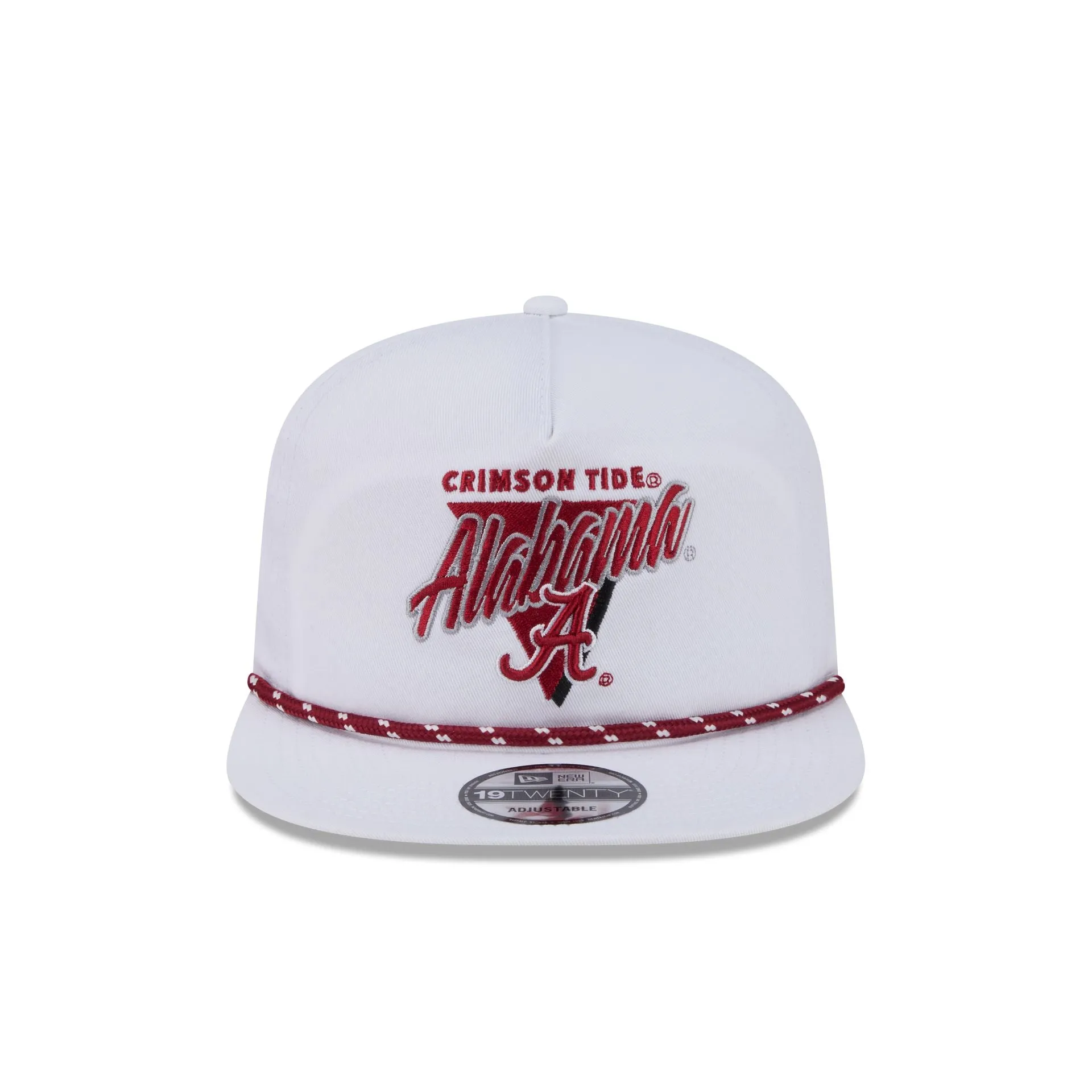 Alabama Crimson Tide Collegiate White 19TWENTY Snapback Hat sold by New Era product image thumbnail 2