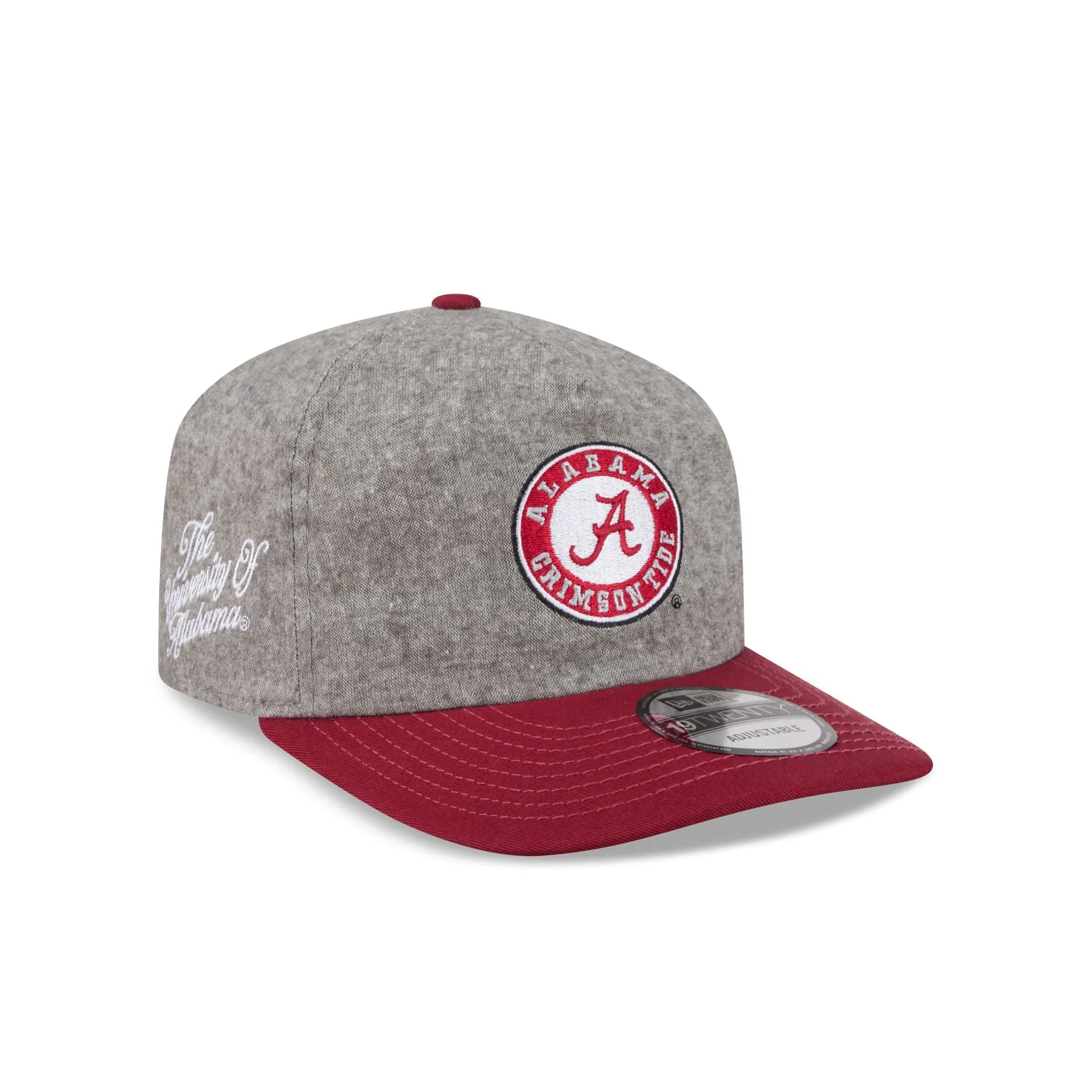Alabama Crimson Tide Collegiate Two-Tone Chambray 19TWENTY Snapback Hat sold by New Era