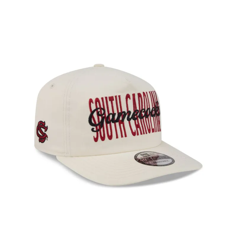South Carolina Gamecocks Collegiate Script Ivory 19TWENTY Snapback Hat made by New Era