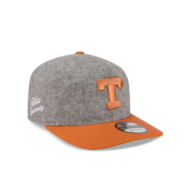 Texas Longhorns Collegiate Two-Tone Chambray 19TWENTY Snapback Hat made by New Era