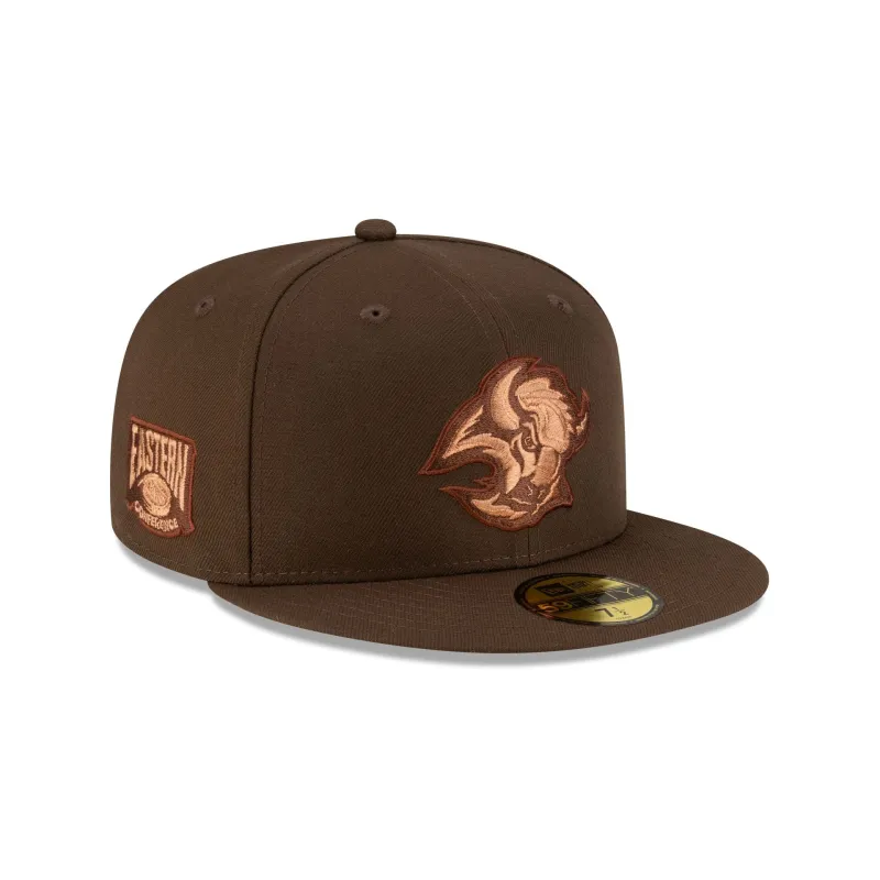 Buffalo Sabres Walnut 59FIFTY Fitted Hat made by New Era