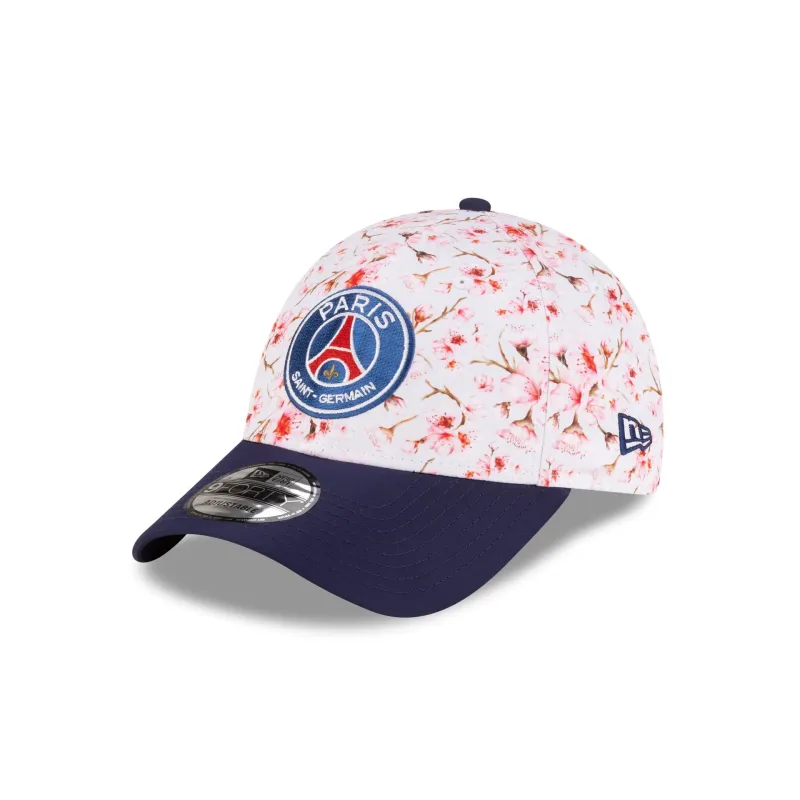 Paris Saint-Germain Cherry Blossom 9FORTY Adjustable Hat made by New Era