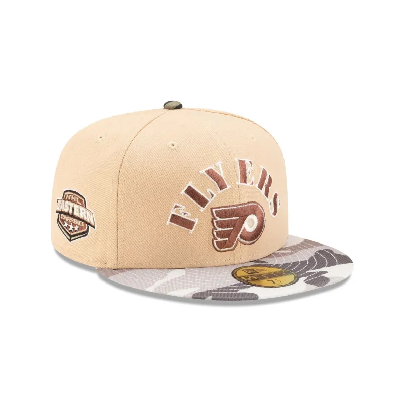 Philadelphia Flyers Retro Camo 59FIFTY Fitted Hat made by New Era