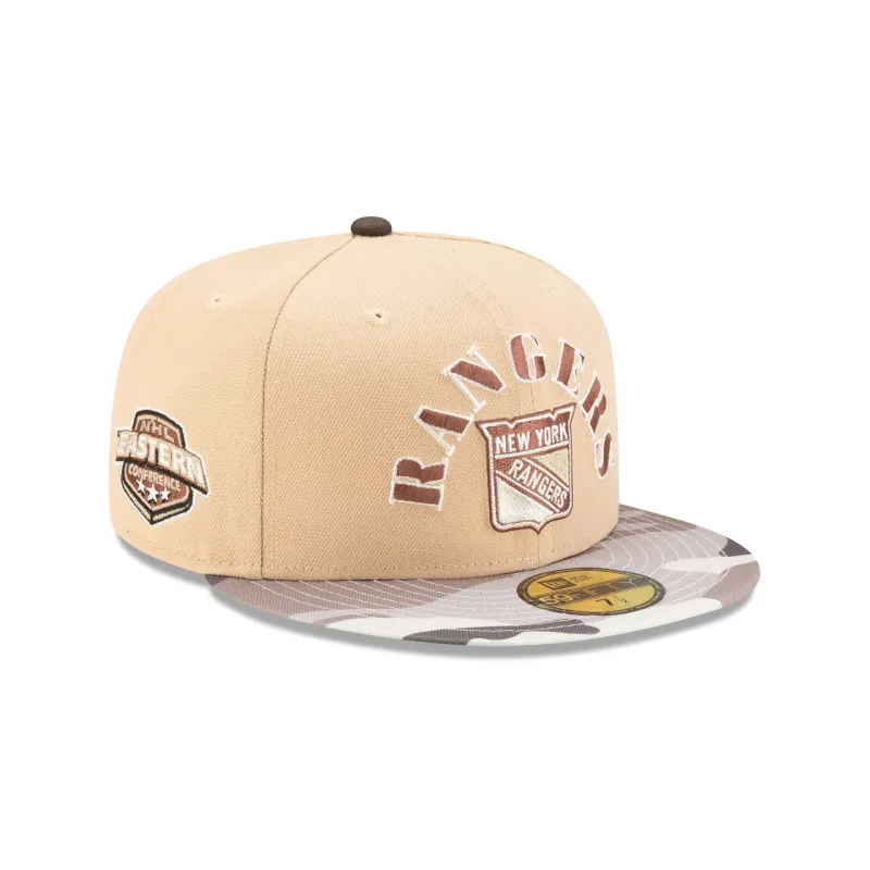 New York Rangers Retro Camo 59FIFTY Fitted Hat sold by New Era