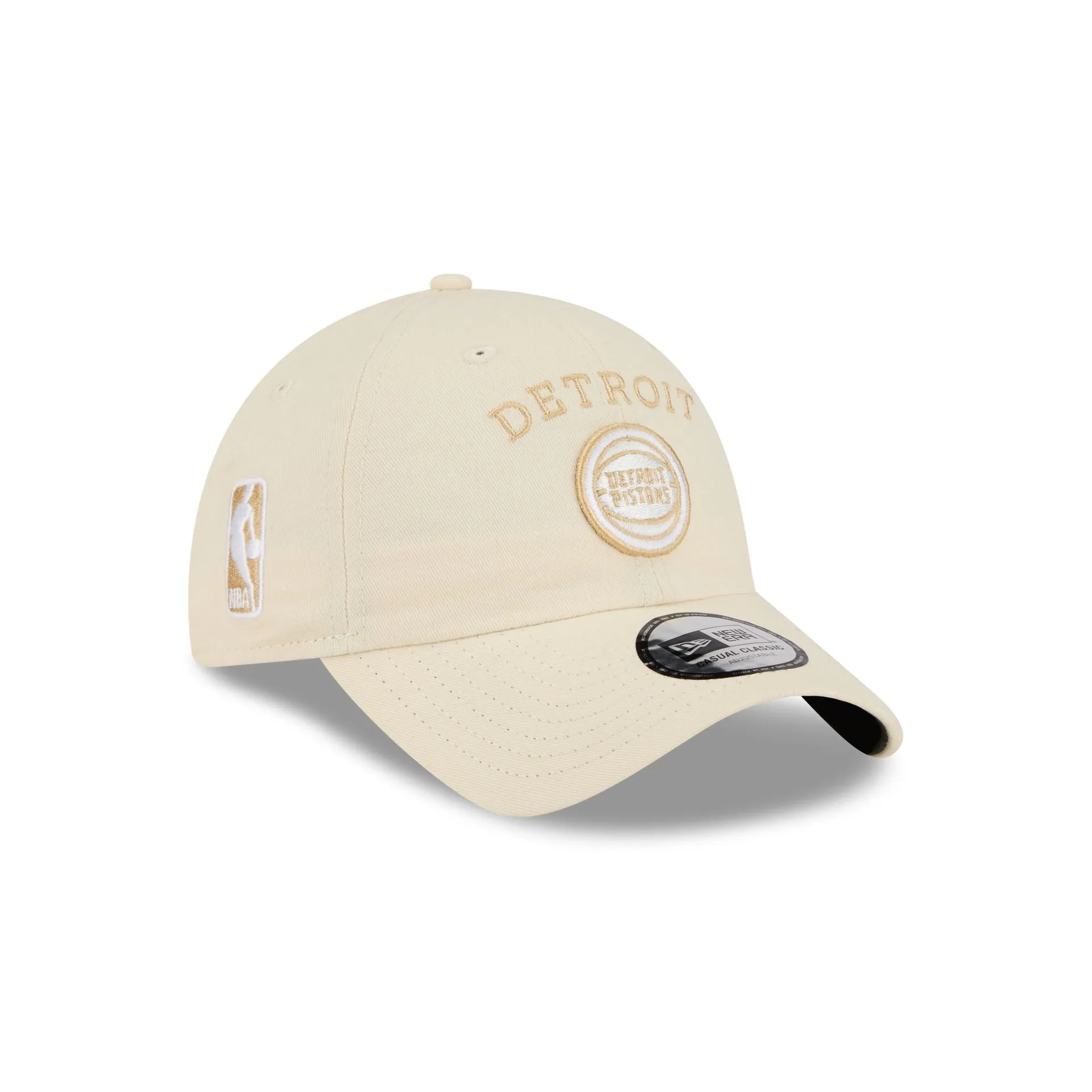 Detroit Pistons Team Logo Cream Casual Classic Adjustable Hat sold by New Era product image thumbnail 3