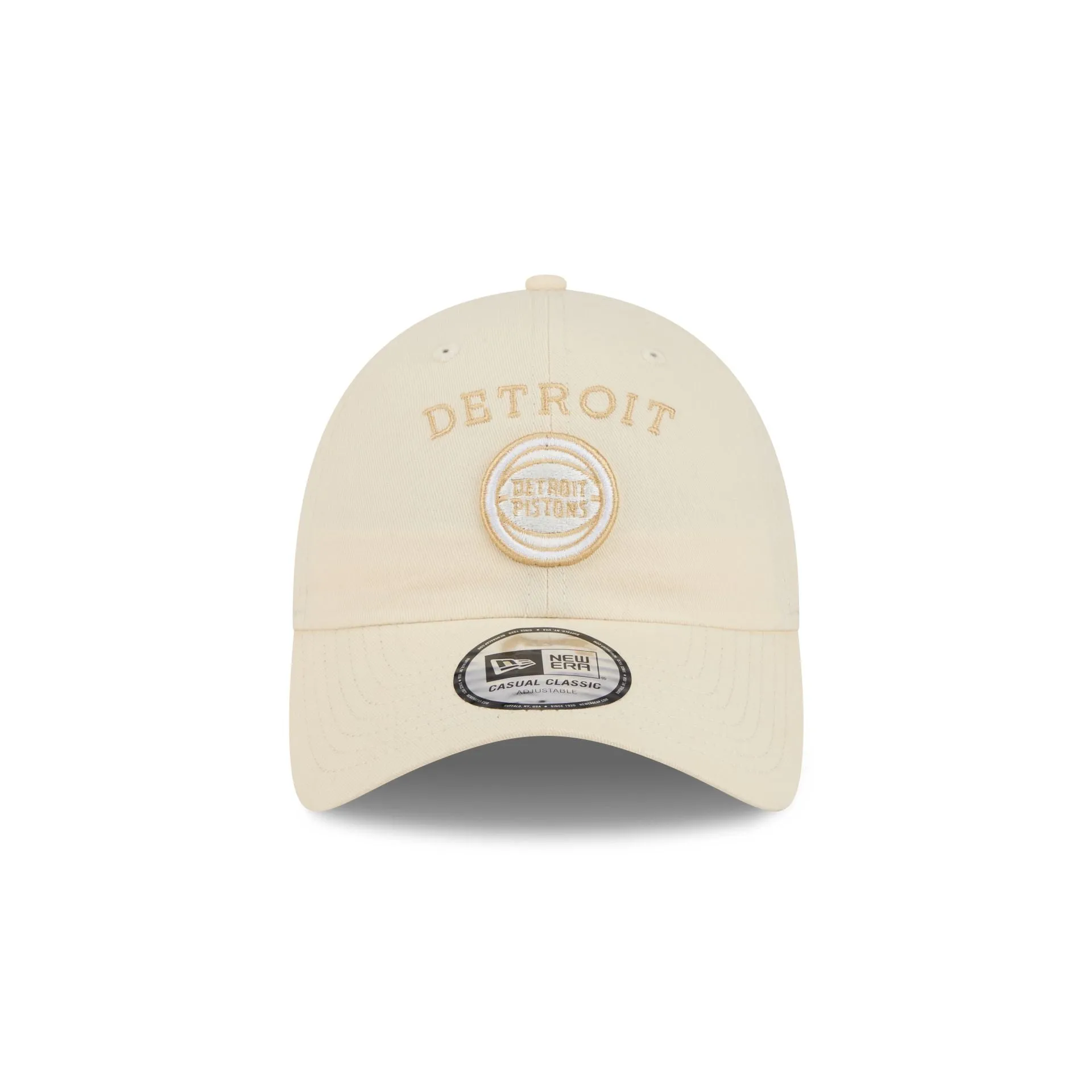 Detroit Pistons Team Logo Cream Casual Classic Adjustable Hat sold by New Era product image thumbnail 2