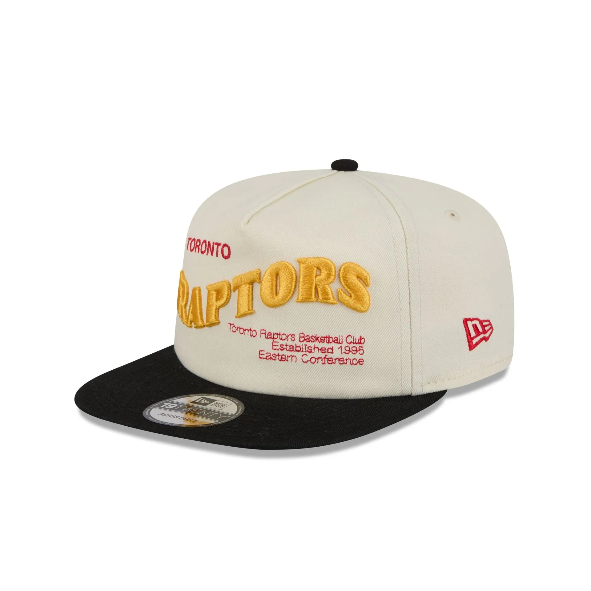 Toronto Raptors Conference Script Chrome White 19TWENTY Adjustable Hat sold by New Era product image thumbnail 3