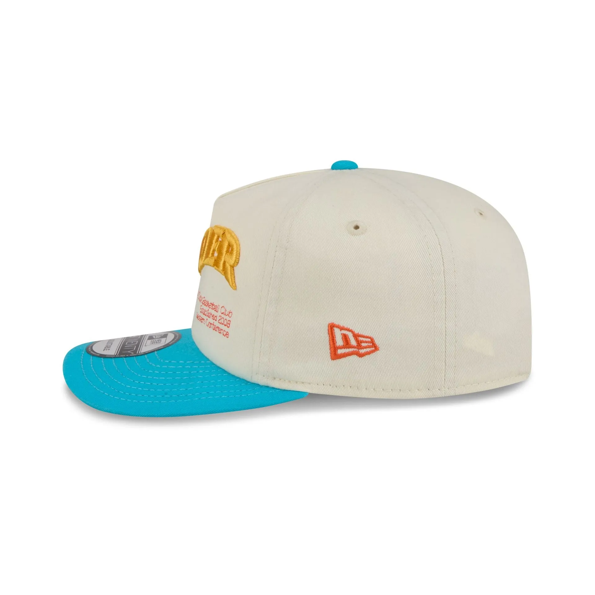 Oklahoma City Thunder Conference Script Chrome White 19TWENTY Adjustable Hat sold by New Era product image thumbnail 5