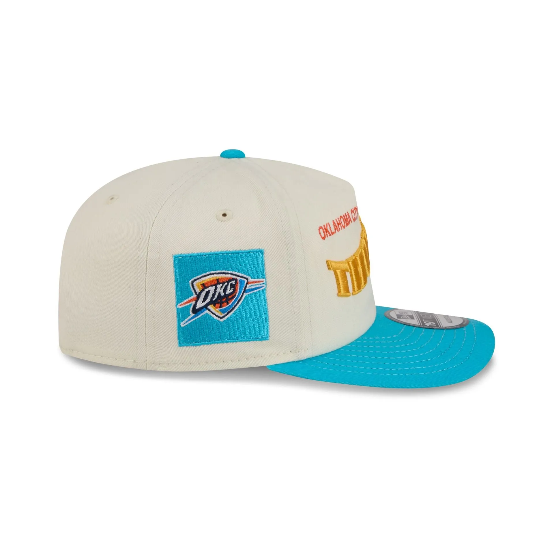 Oklahoma City Thunder Conference Script Chrome White 19TWENTY Adjustable Hat sold by New Era product image thumbnail 4